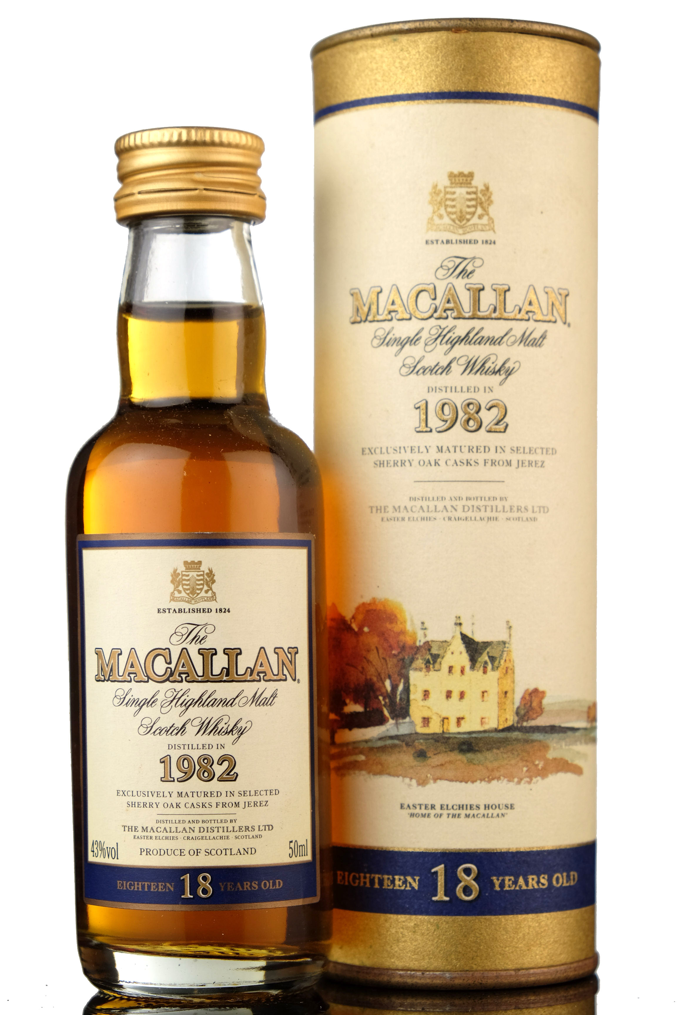 Macallan 1982 - 18 Year Old Miniature