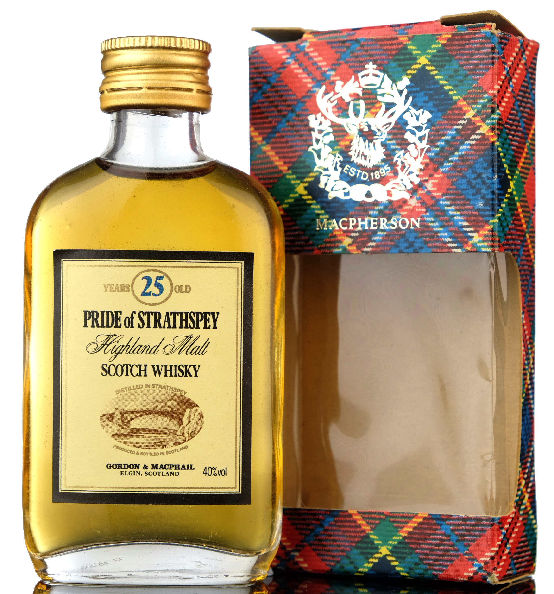Pride Of Strathspey 25 Year Old - Gordon & MacPhail Miniature