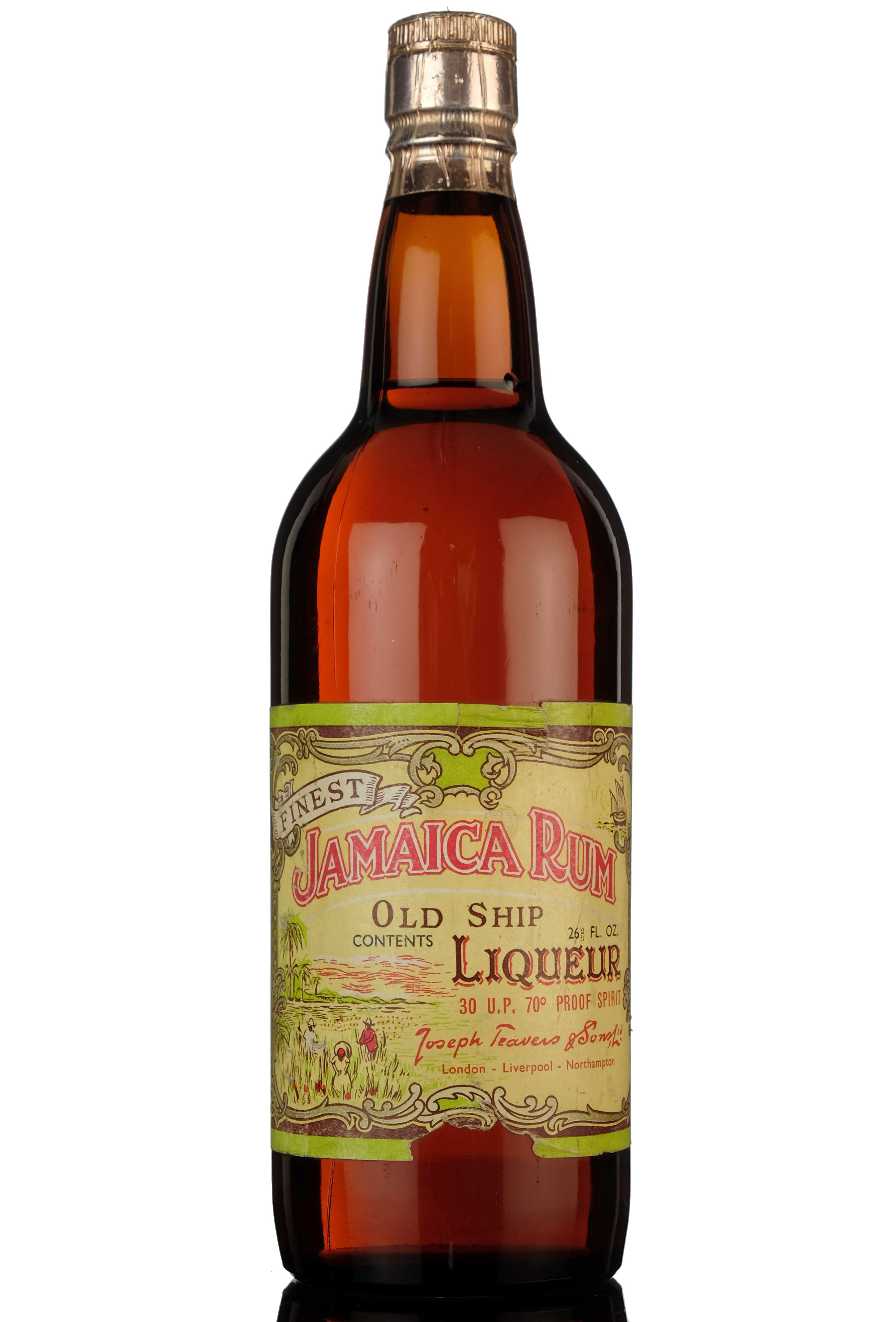 Old Ship Jamaica Rum  Joseph Travers  Sons
