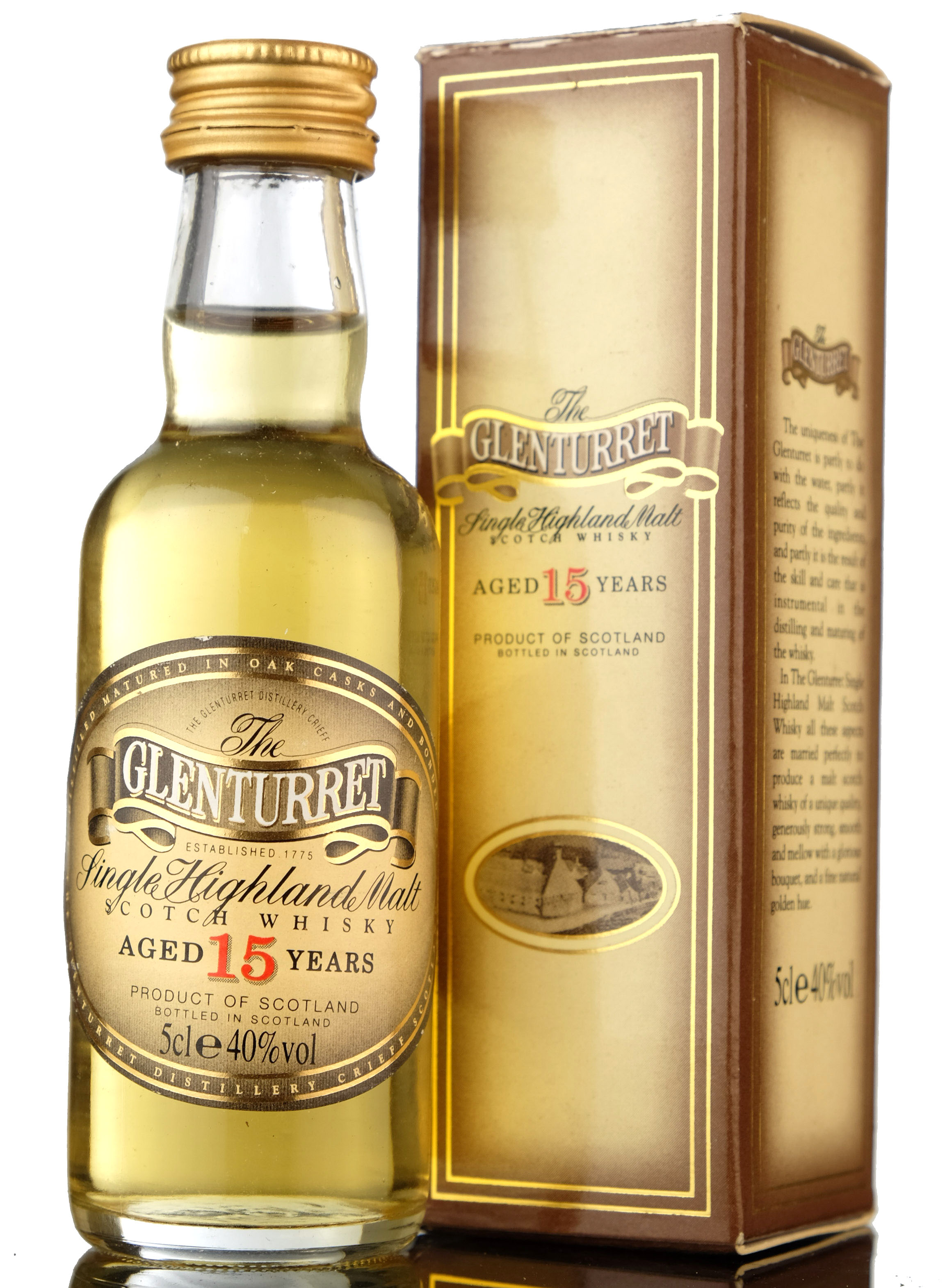 Glenturret 15 Year Old Miniature