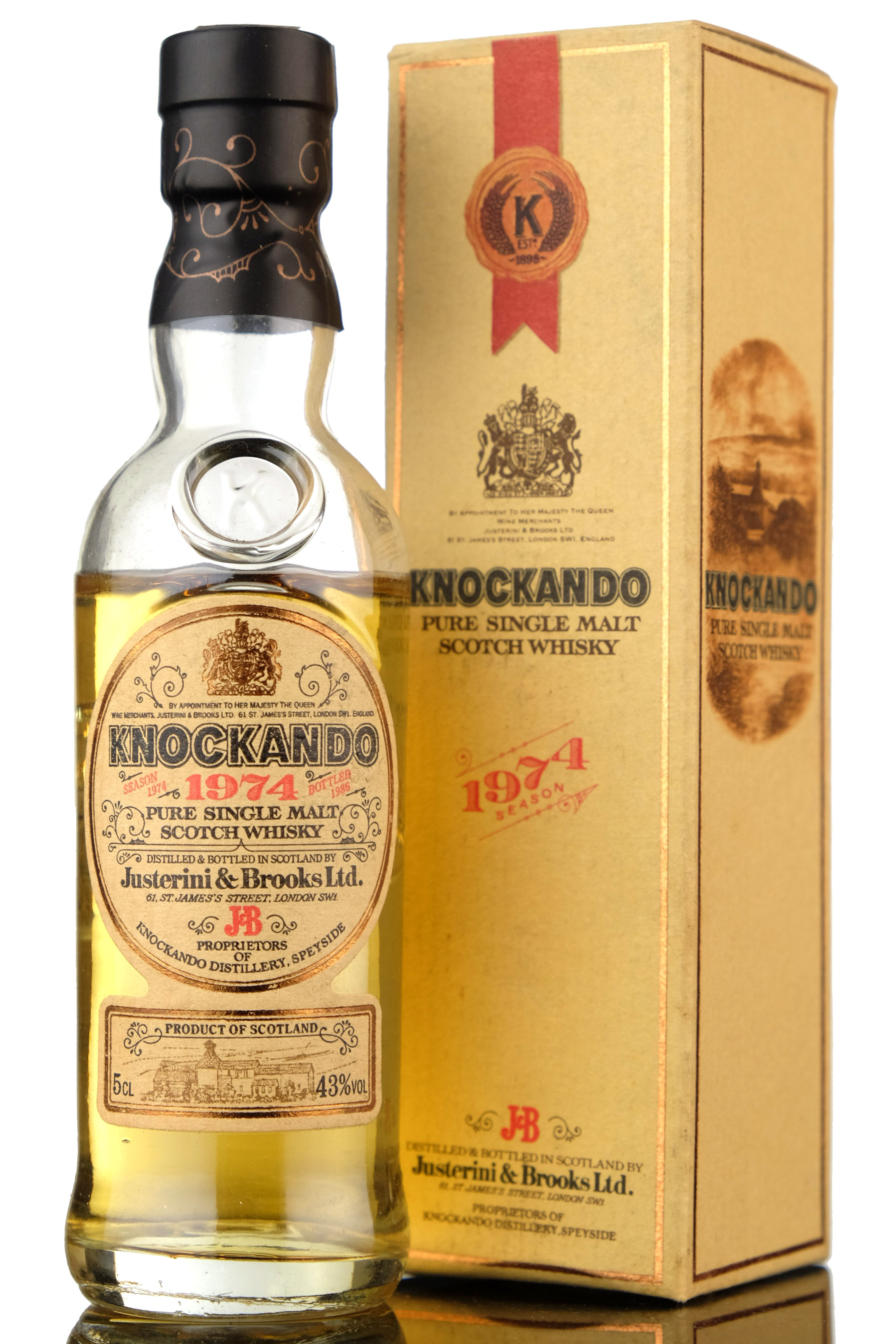 Knockando 1974-1986 Miniature