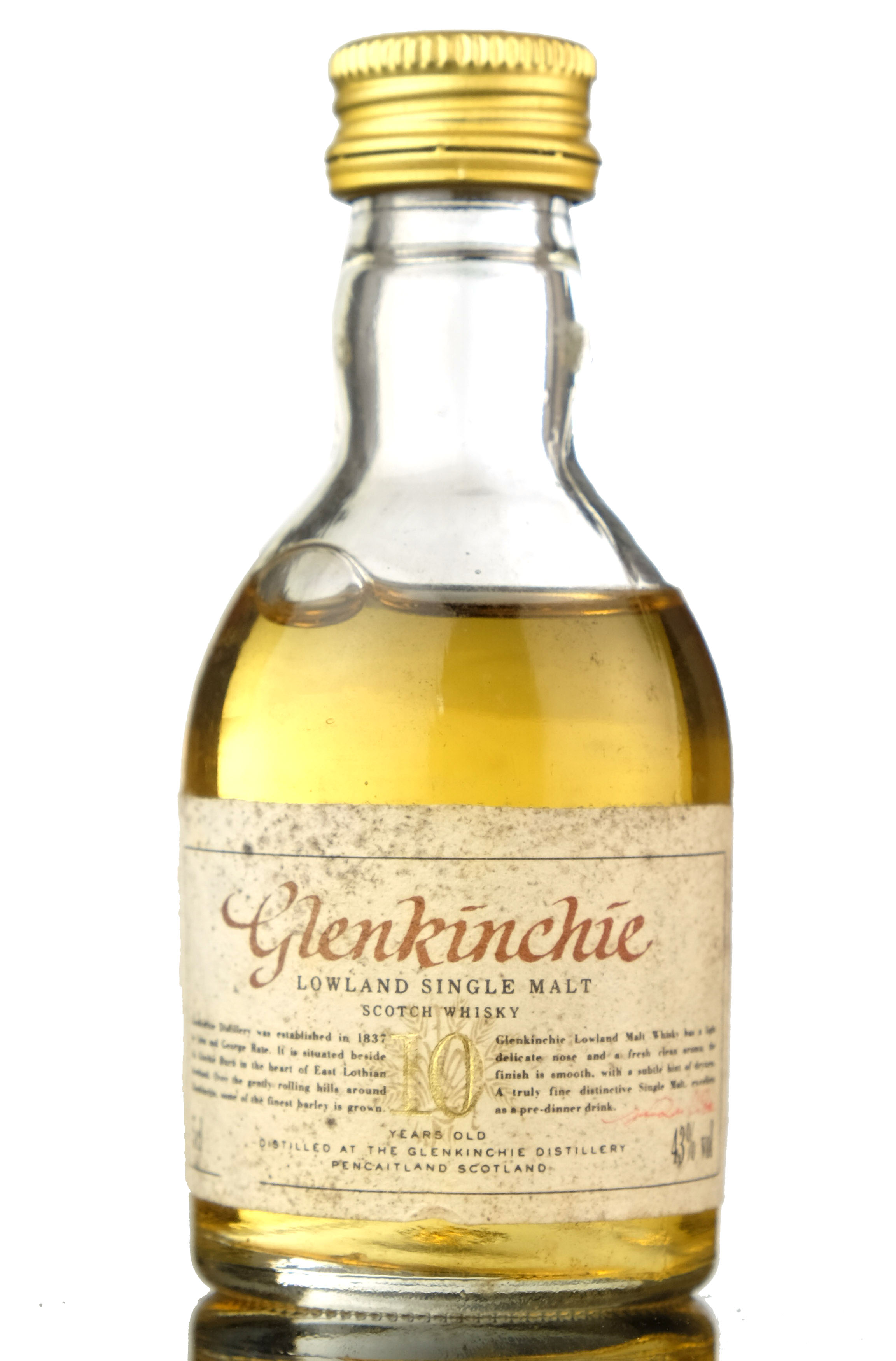 Glenkinchie 10 Year Old Miniature