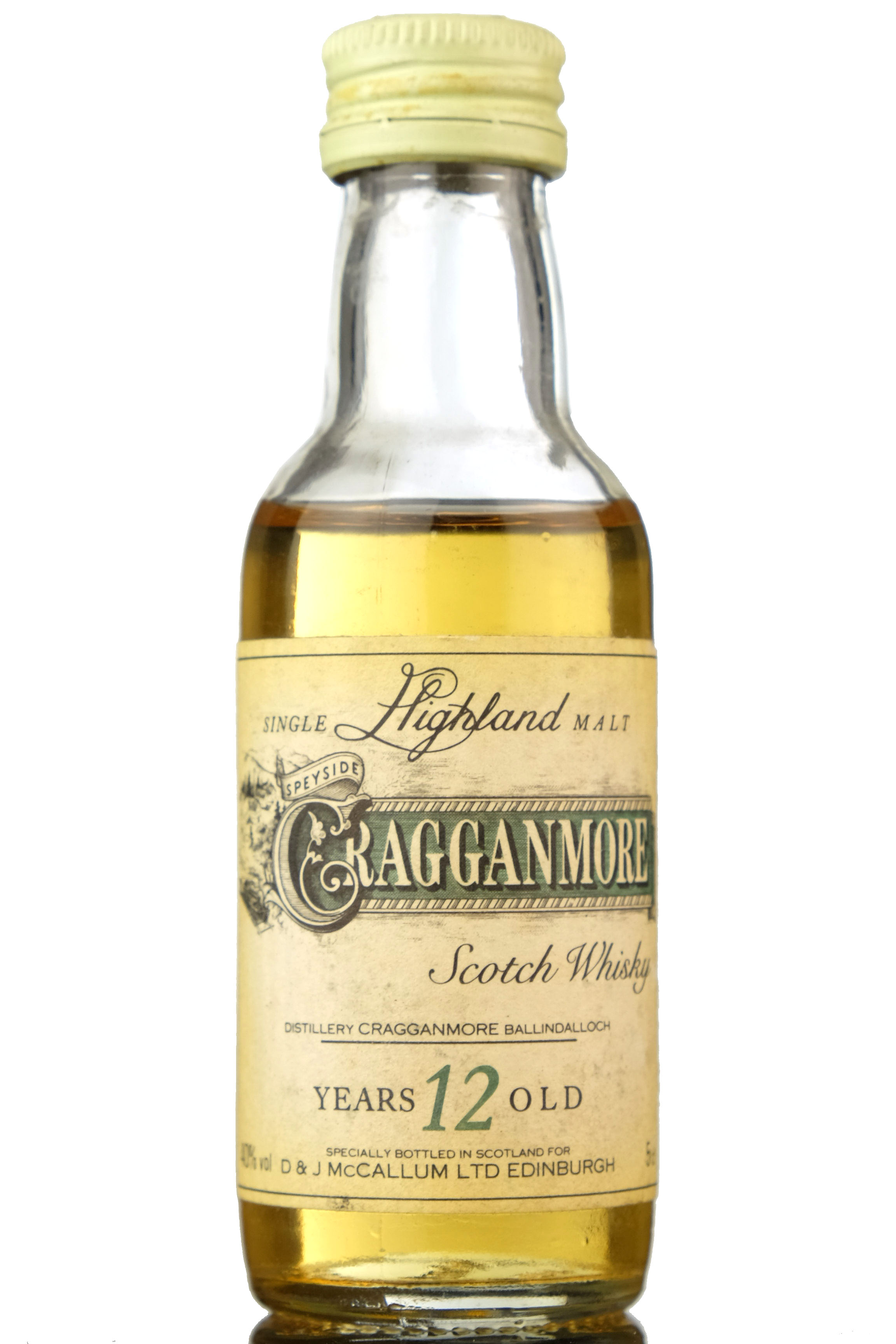 Cragganmore 12 Year Old Miniature