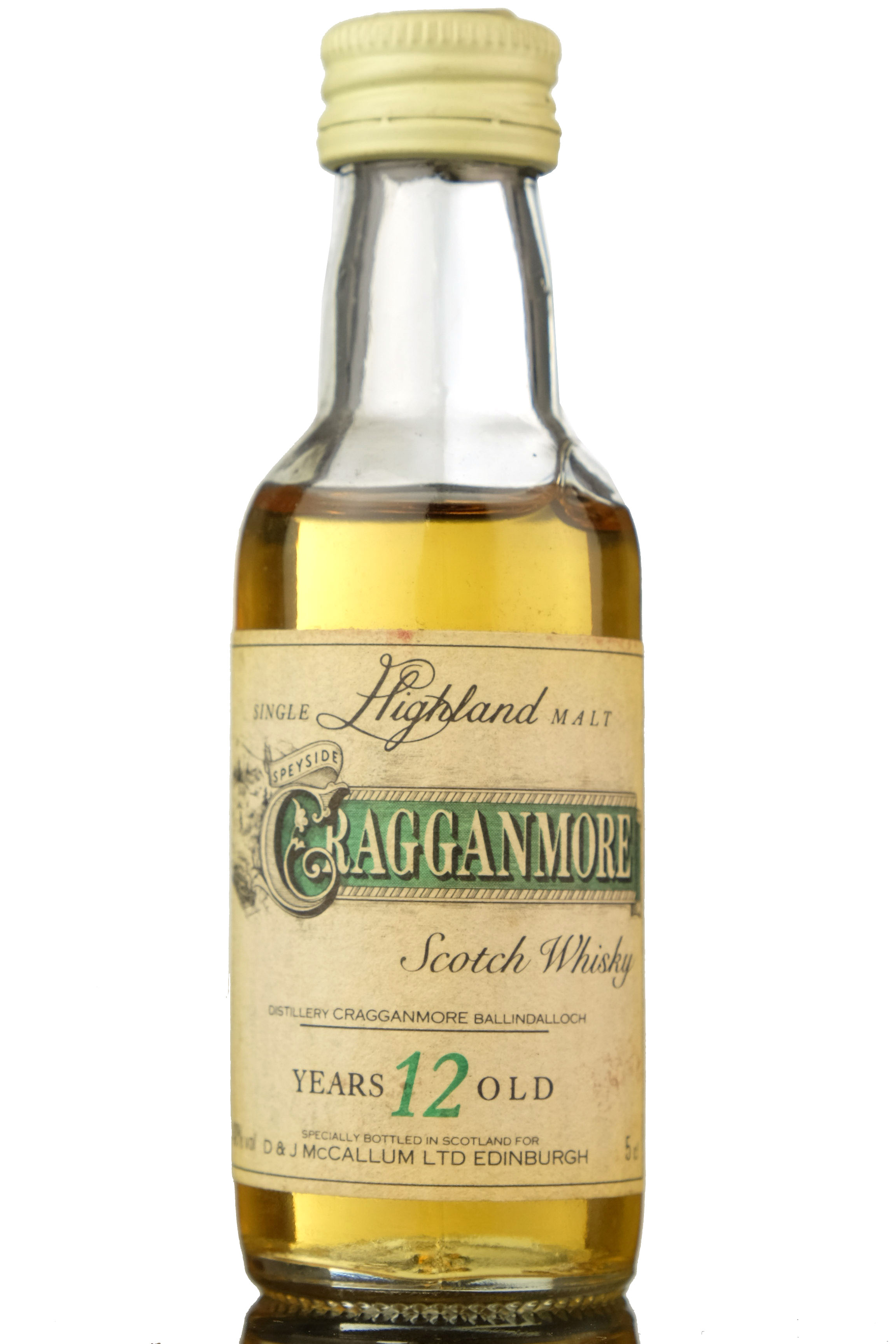 Cragganmore 12 Year Old Miniature