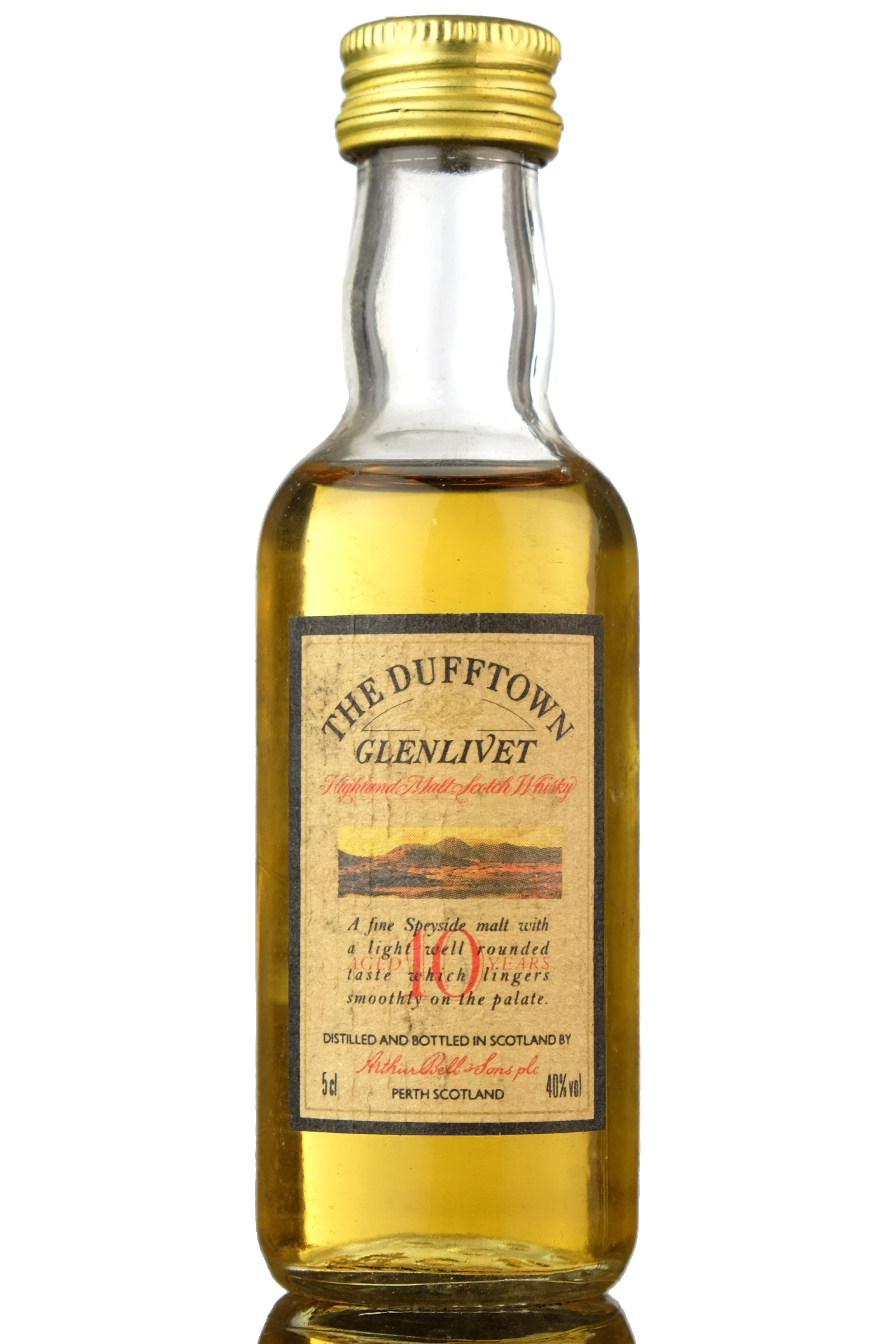 Dufftown-Glenlivet 10 Year Old Miniature