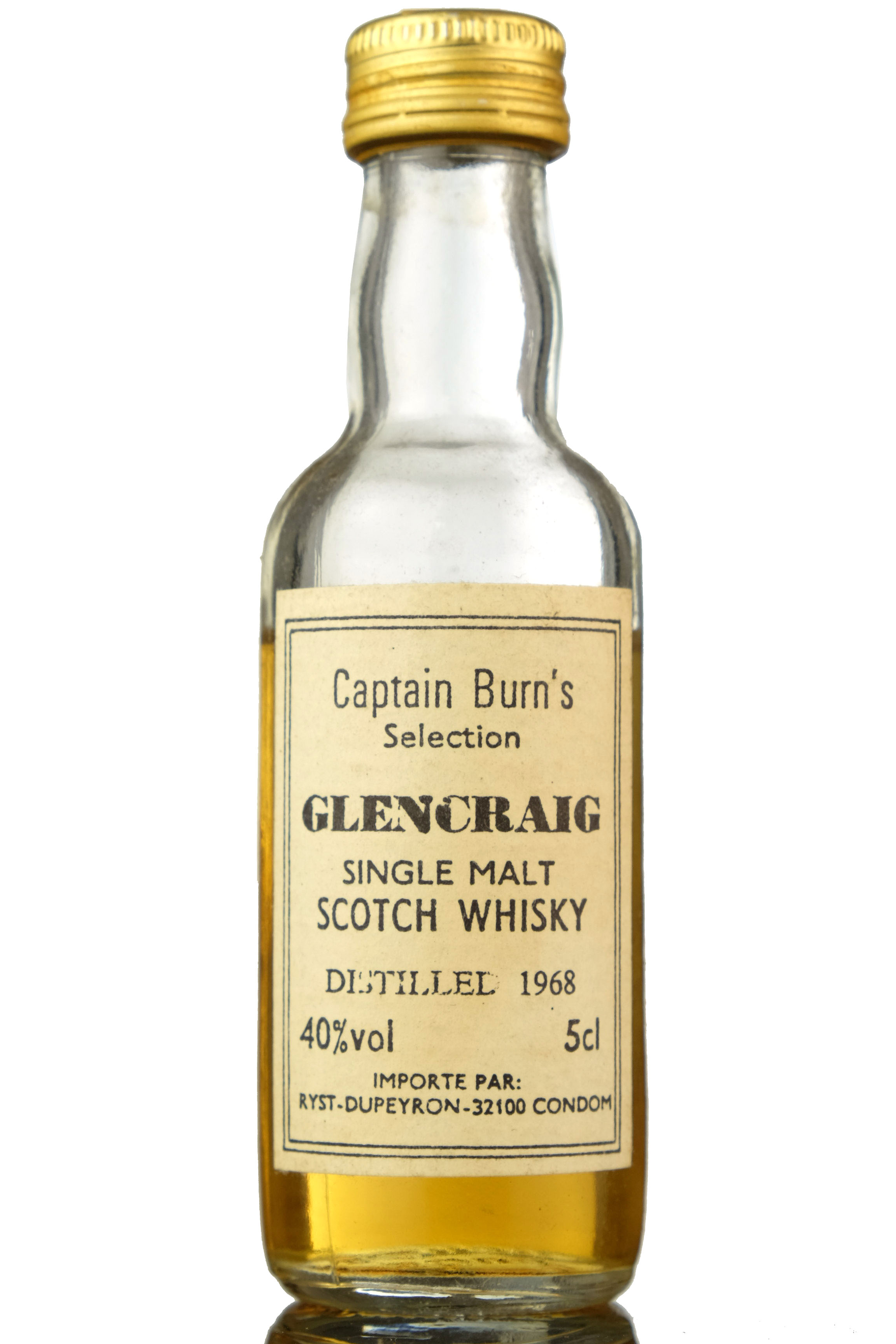 Glencraig 1968 - Captain Burns Selection Miniature