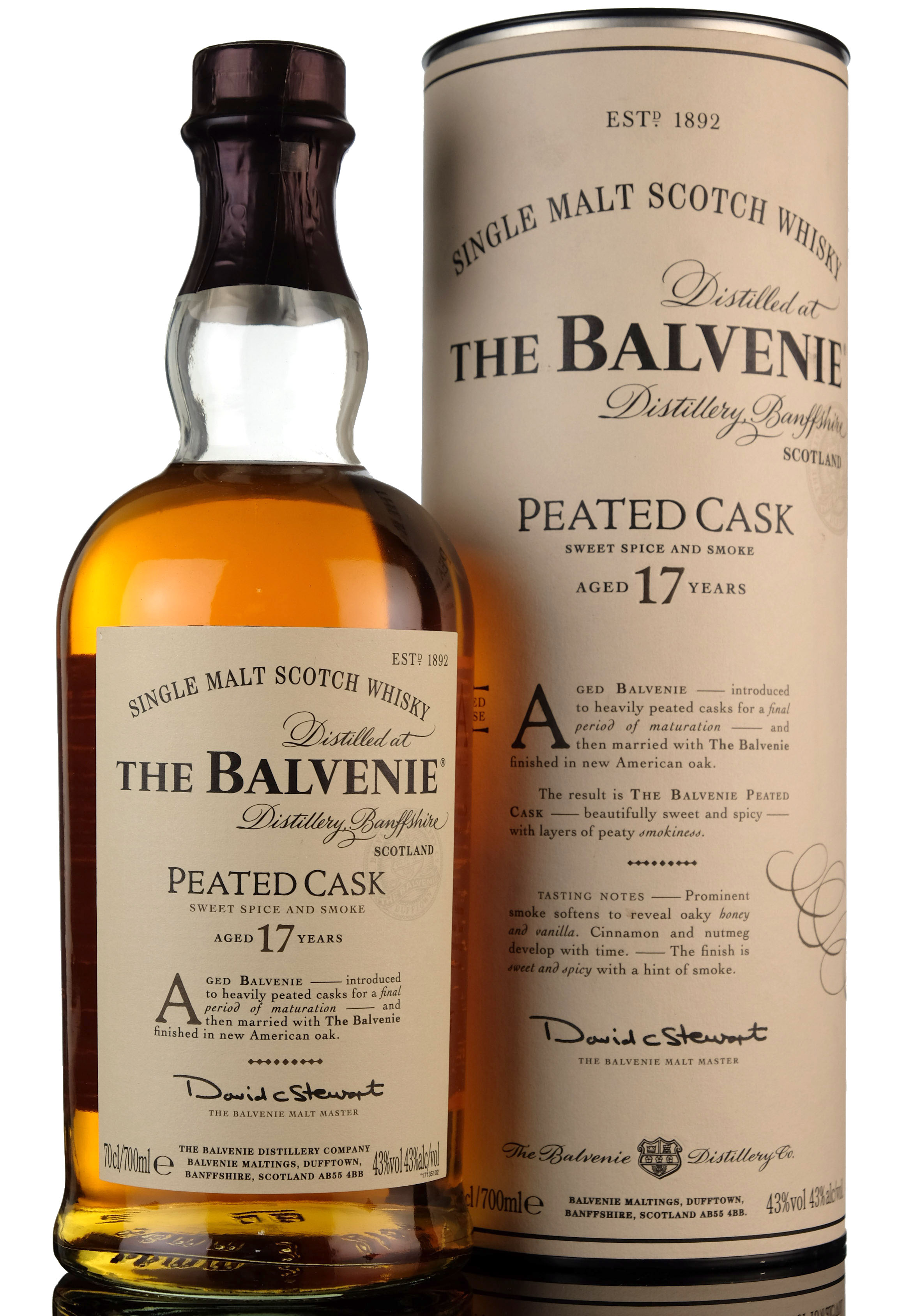 Balvenie 17 Year Old - Peated Cask