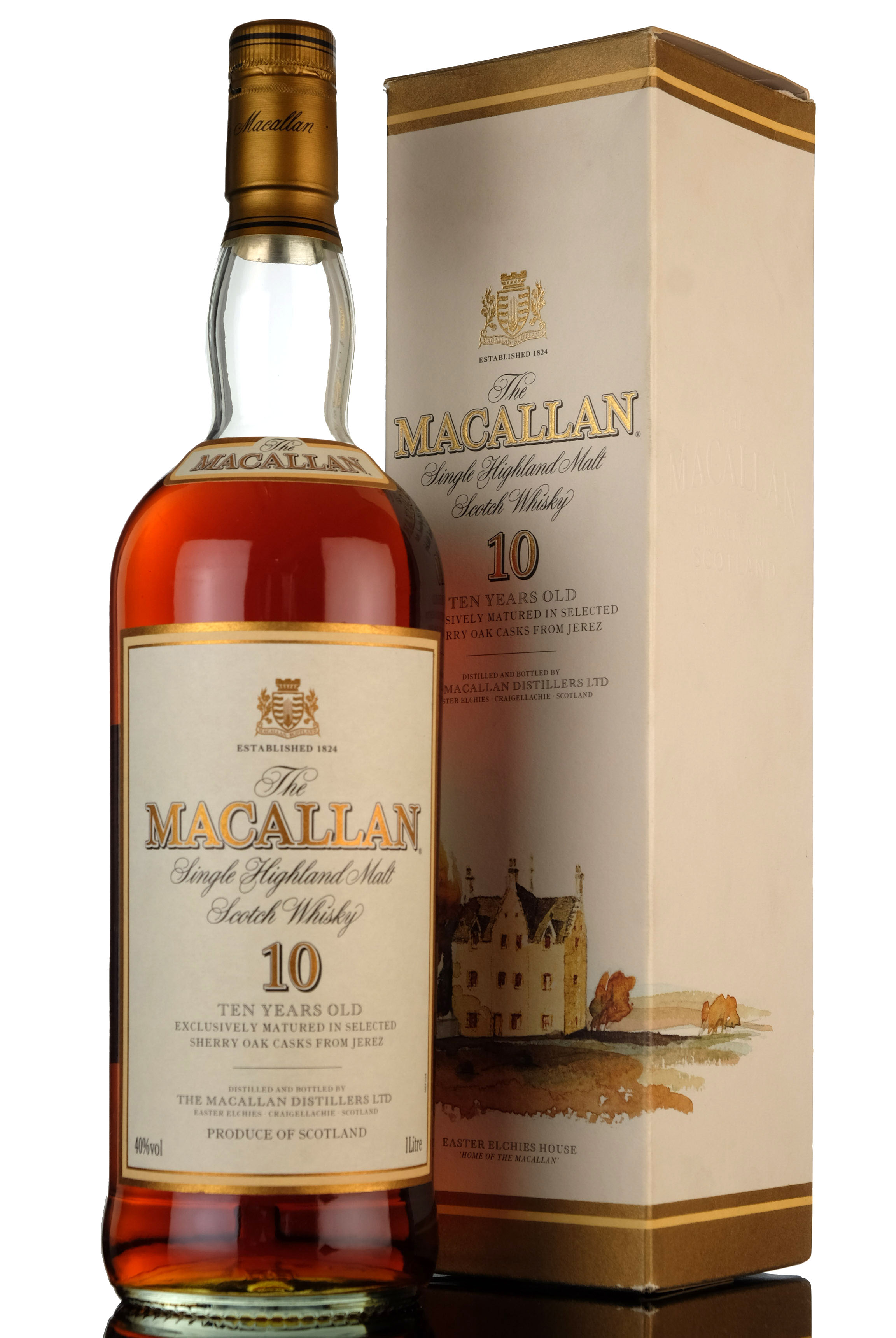 Macallan 10 Year Old  1 Litre