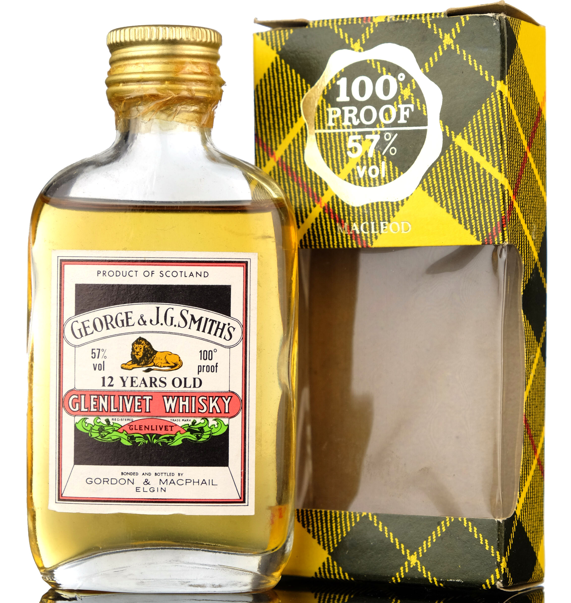 Glenlivet 12 Year Old Miniature - Gordon & MacPhail