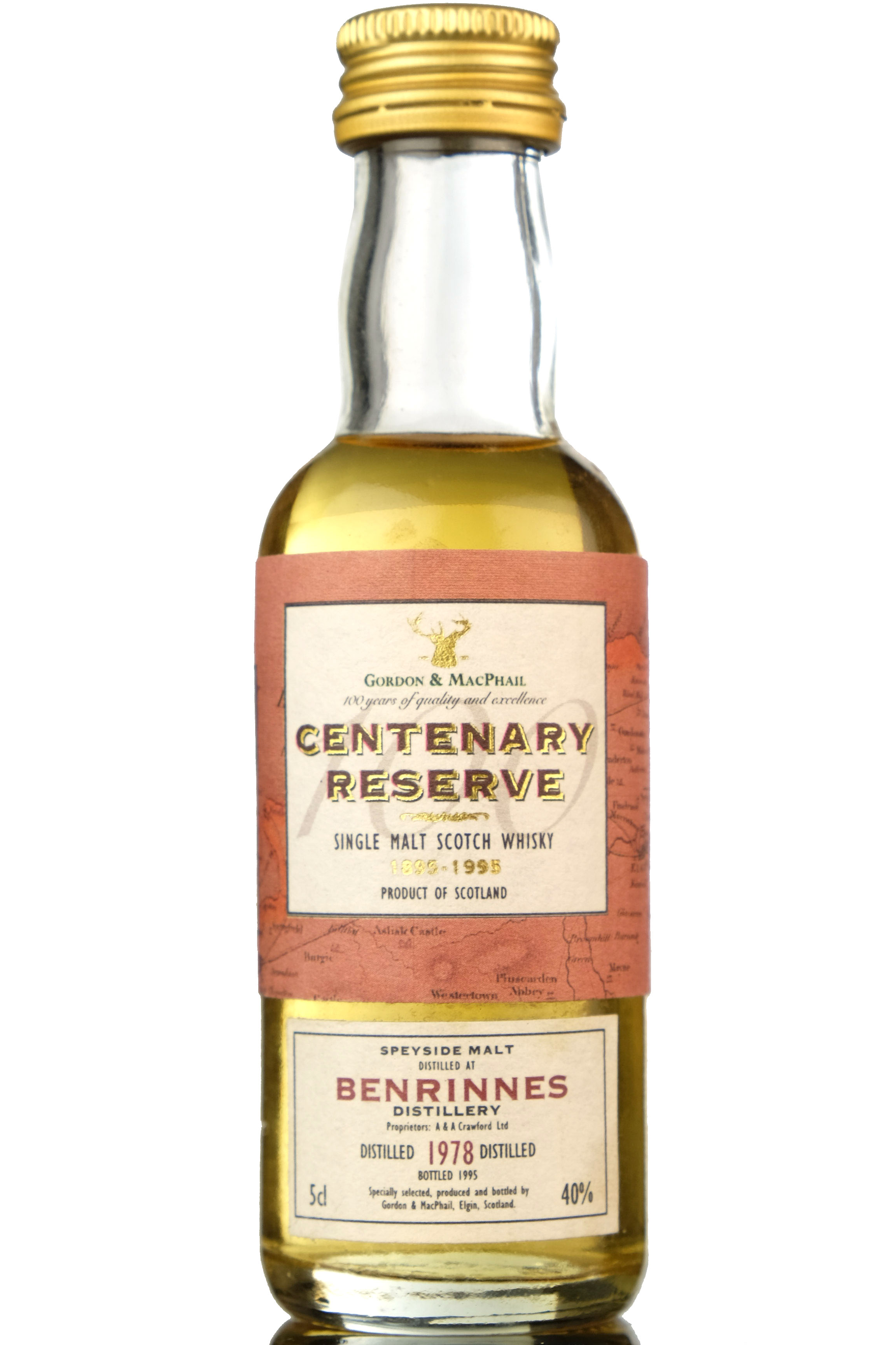 Benrinnes 1978-1995 - Centenary Reserve - Gordon & MacPhail Miniature