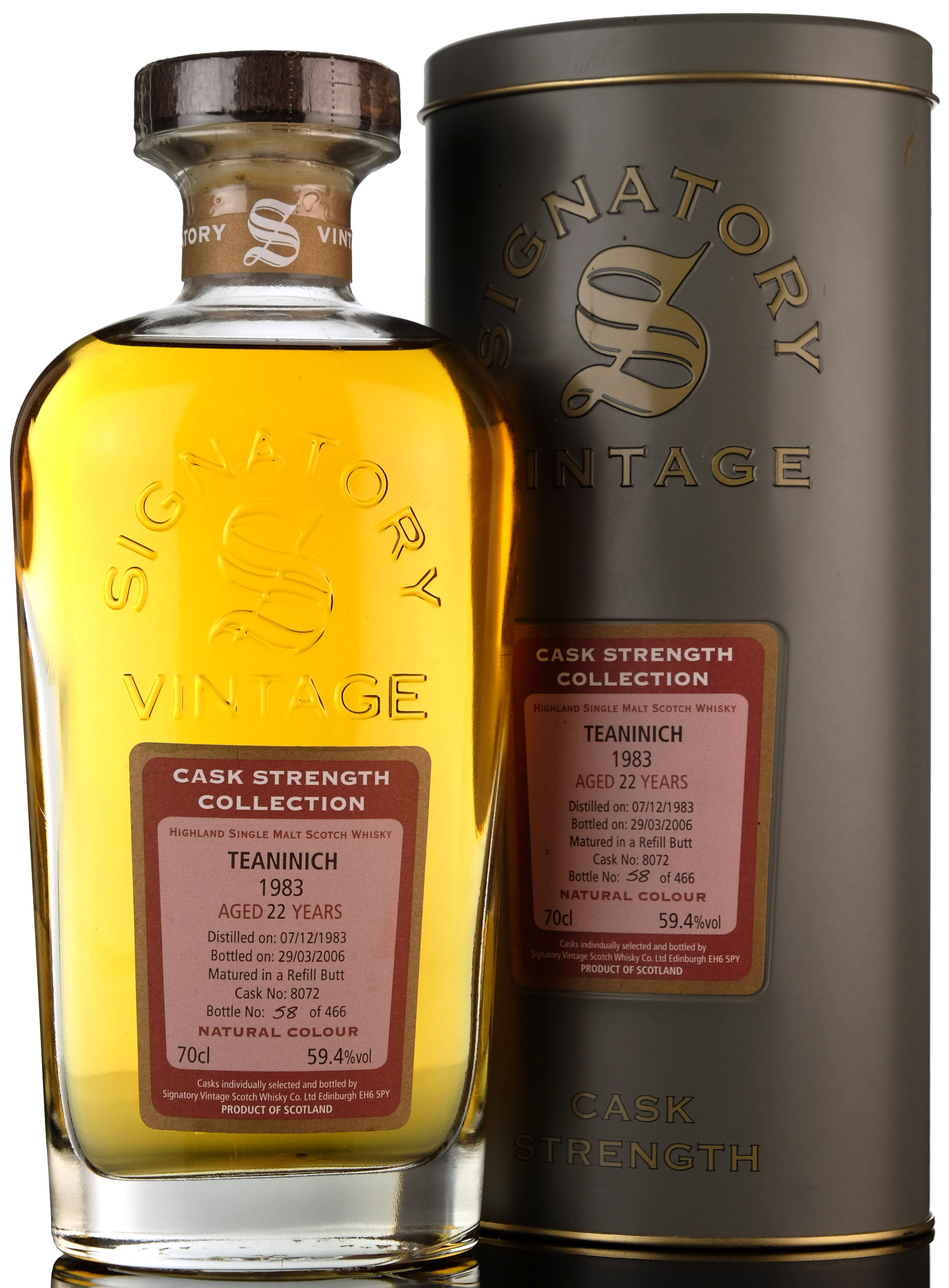 Teaninich 1983 - 2006 22 Signatory Vintage