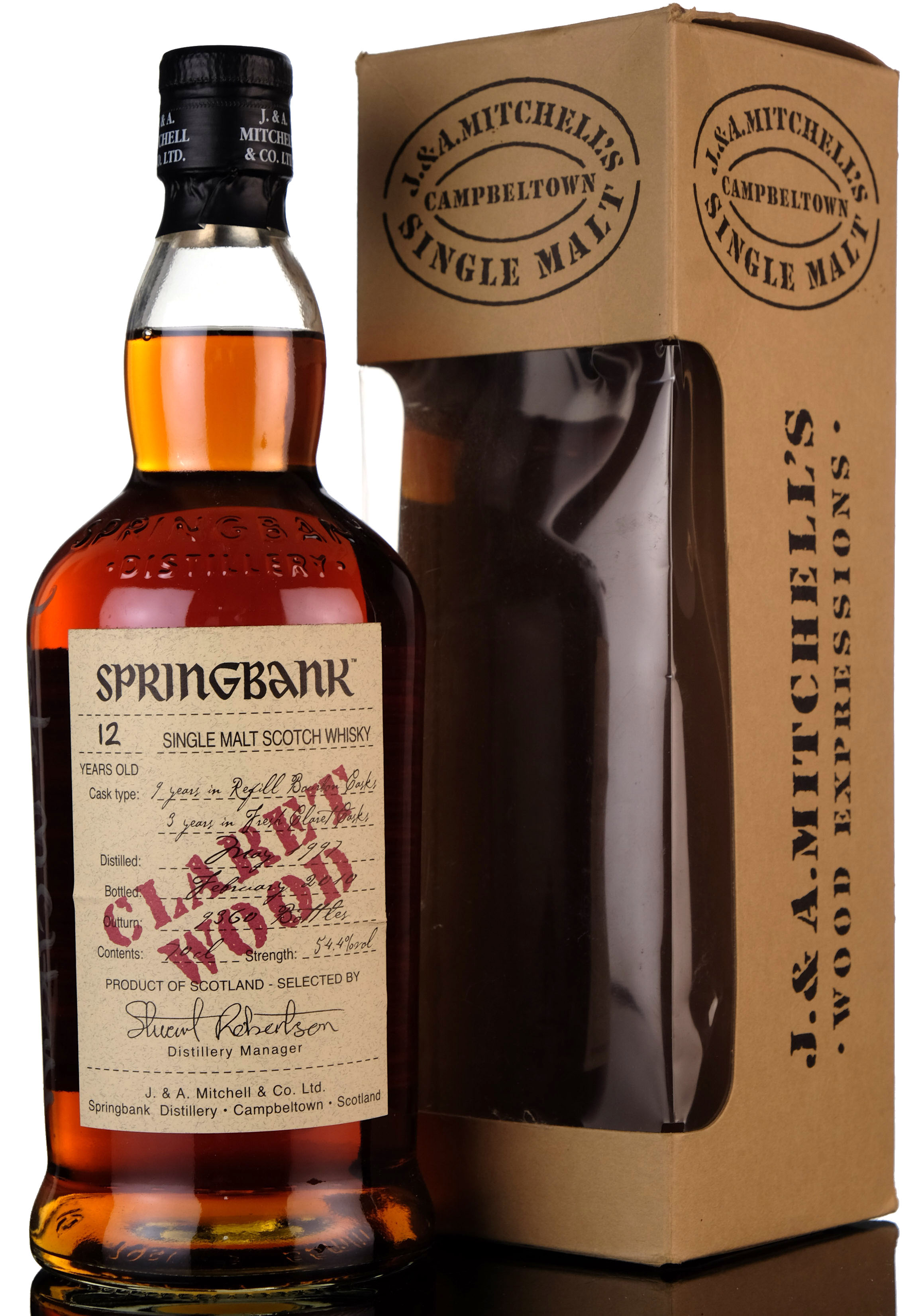 Springbank 1997-2010 - 12 Year Old - Claret Wood