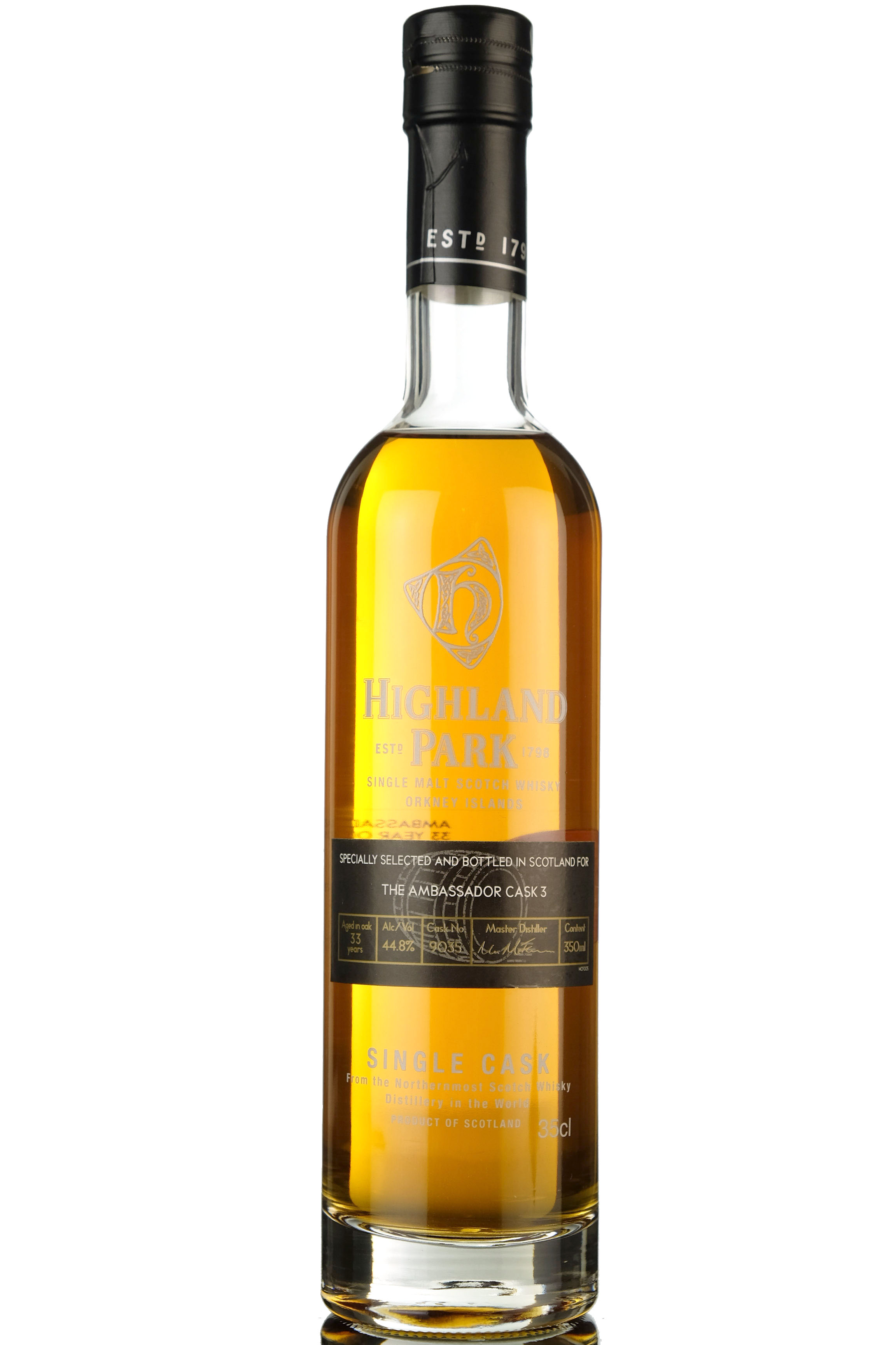 Highland Park 33 Ambassador Cask 3 Single Cask 9035 Half Bottle