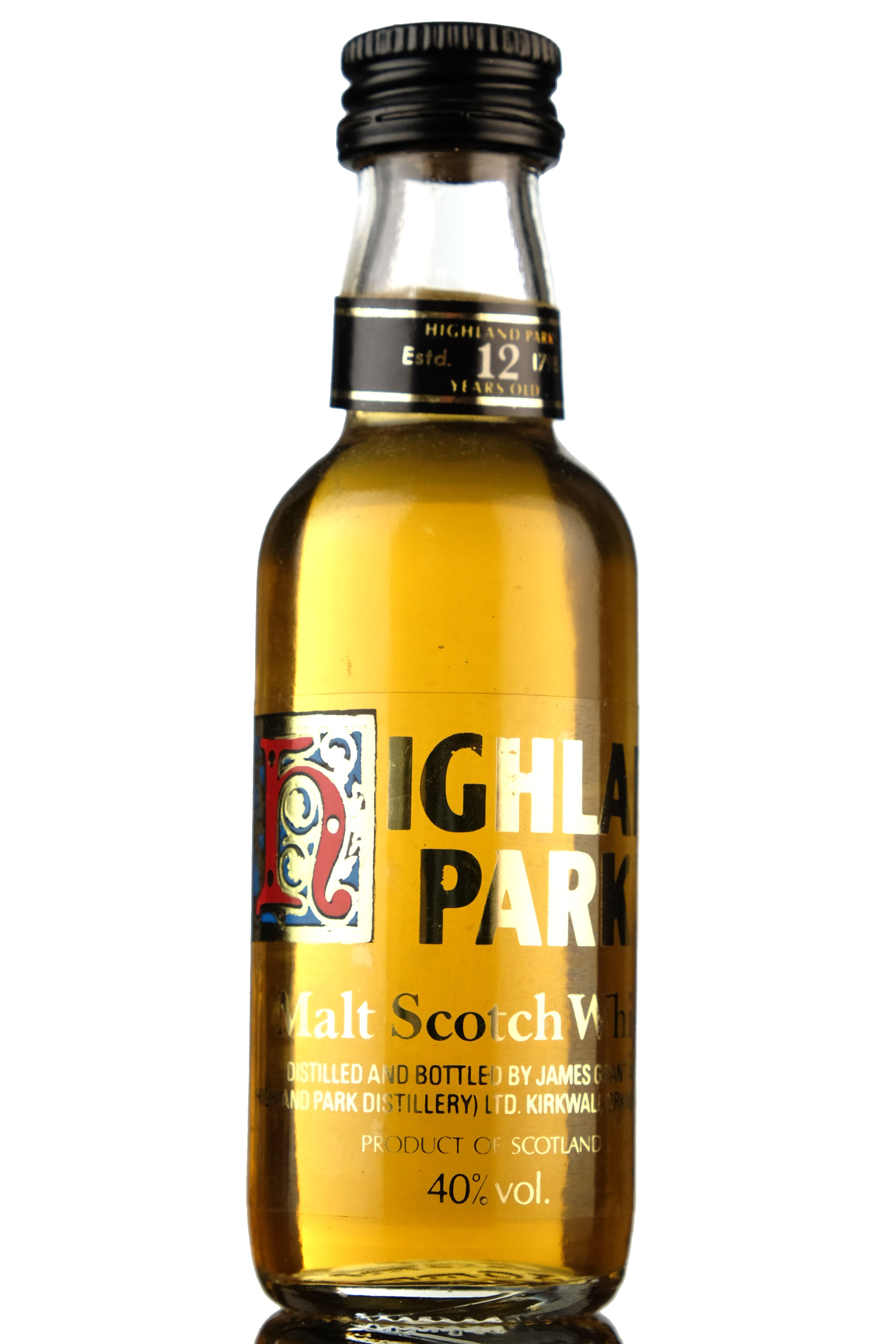 Highland Park 12 Year Old Miniature