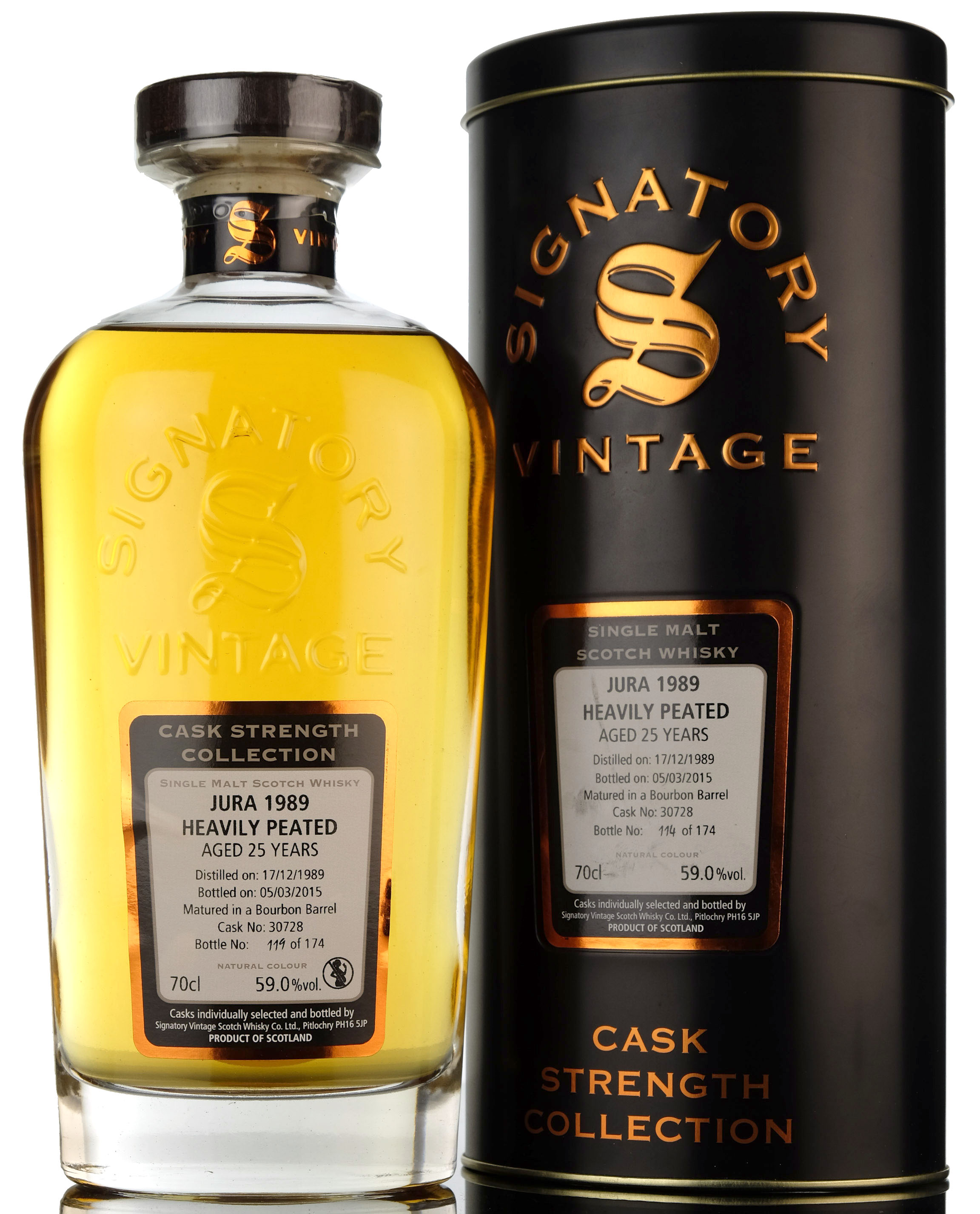 Isle Of Jura 1989-2015 - 25 Year Old - Signatory Vintage