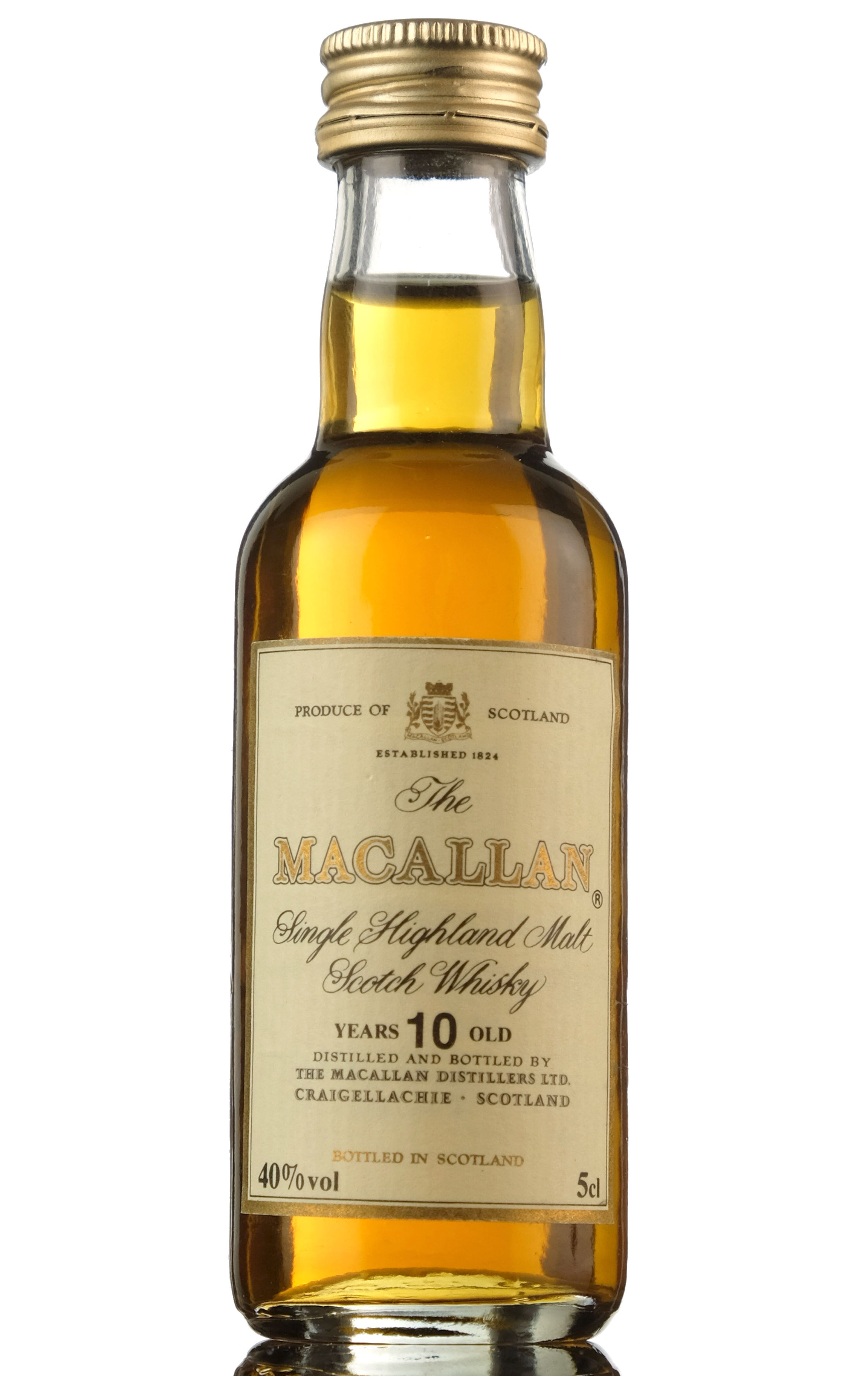 Macallan 10 Year Old Miniature