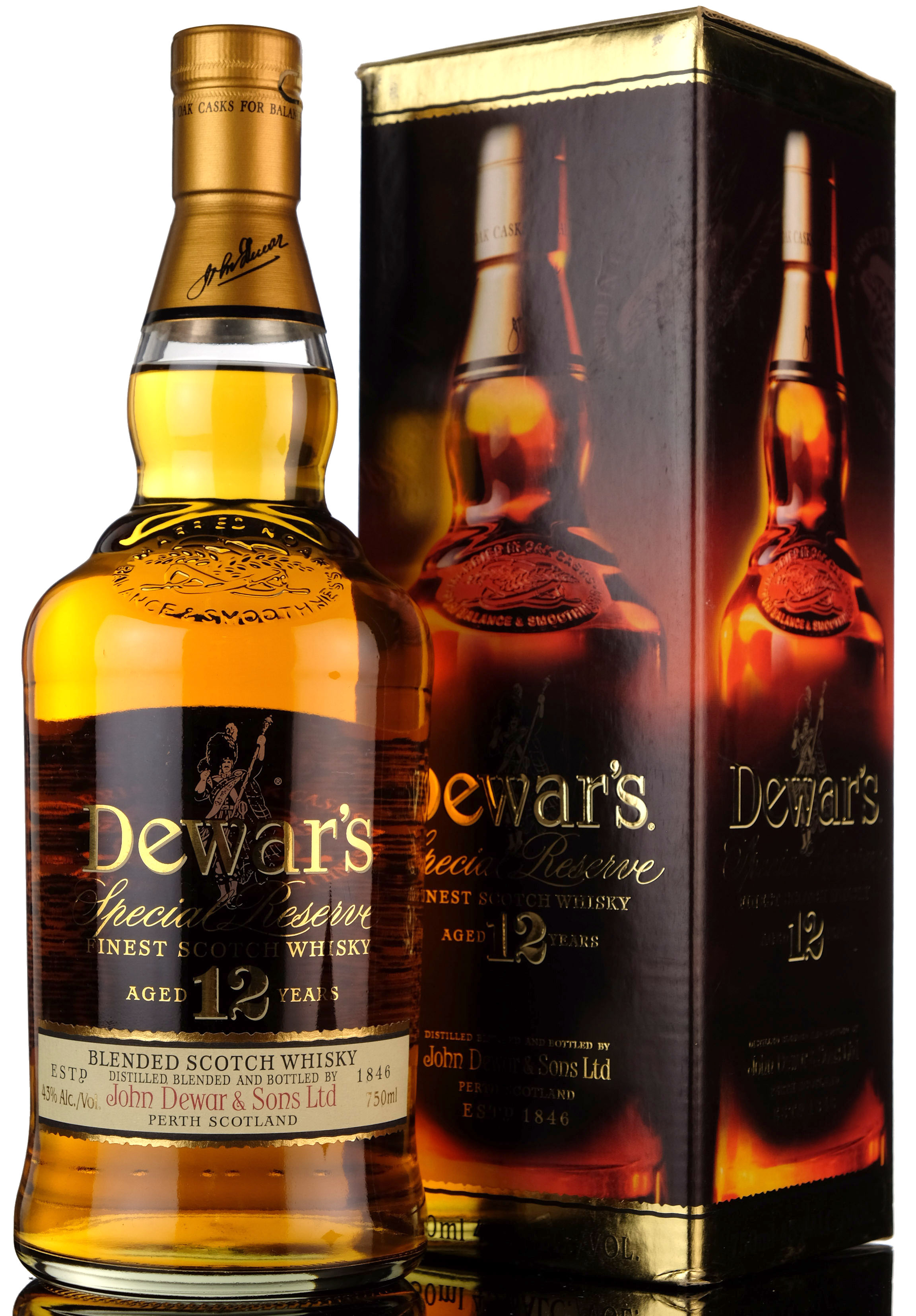 Dewars 12 Special Reserve 1980s