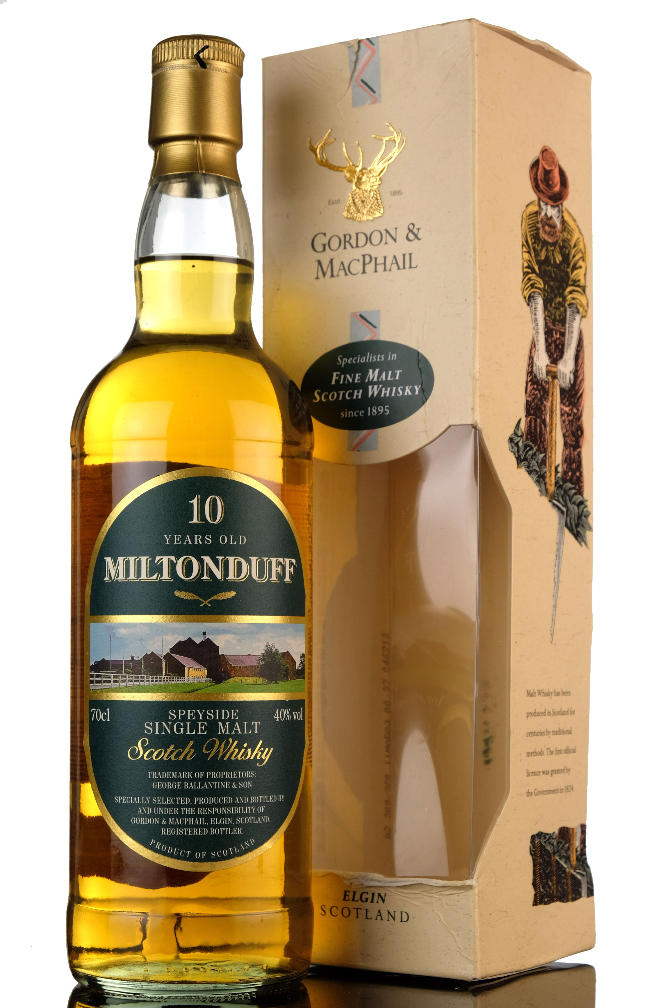 Miltonduff 10 Year Old - Gordon & MacPhail