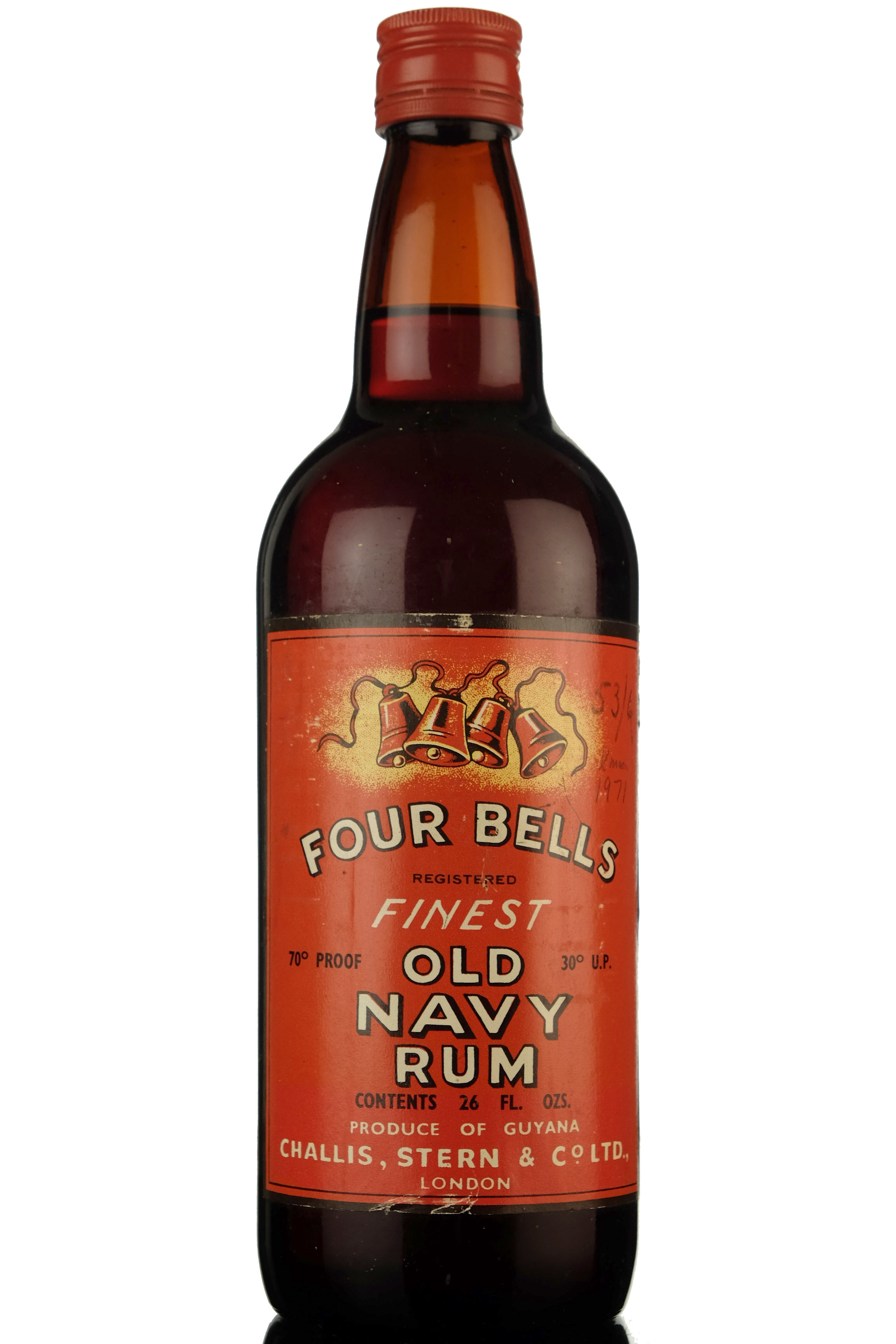 Four Bells Rum - 1960s