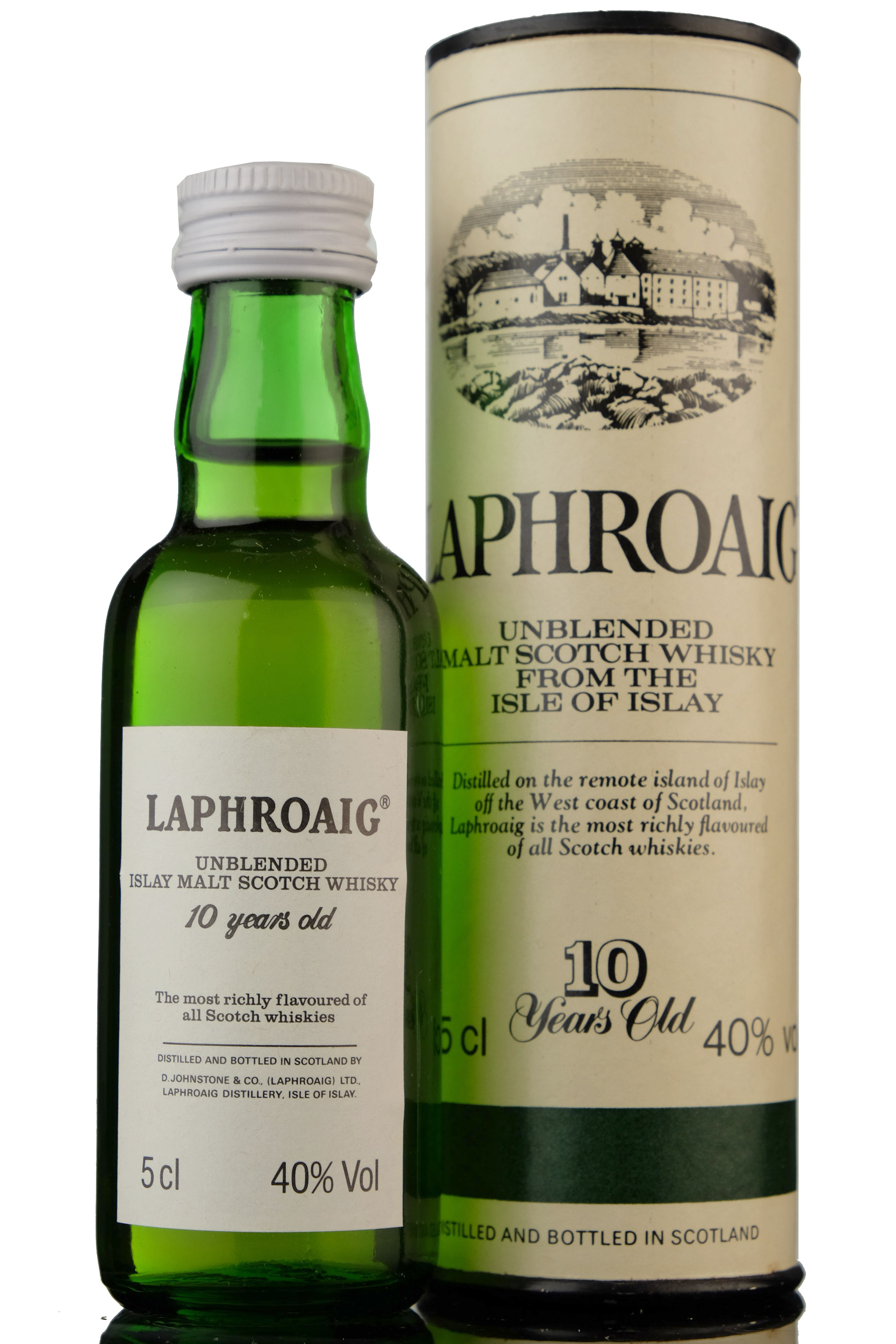 Laphroaig 10 Year Old Unblended Miniature