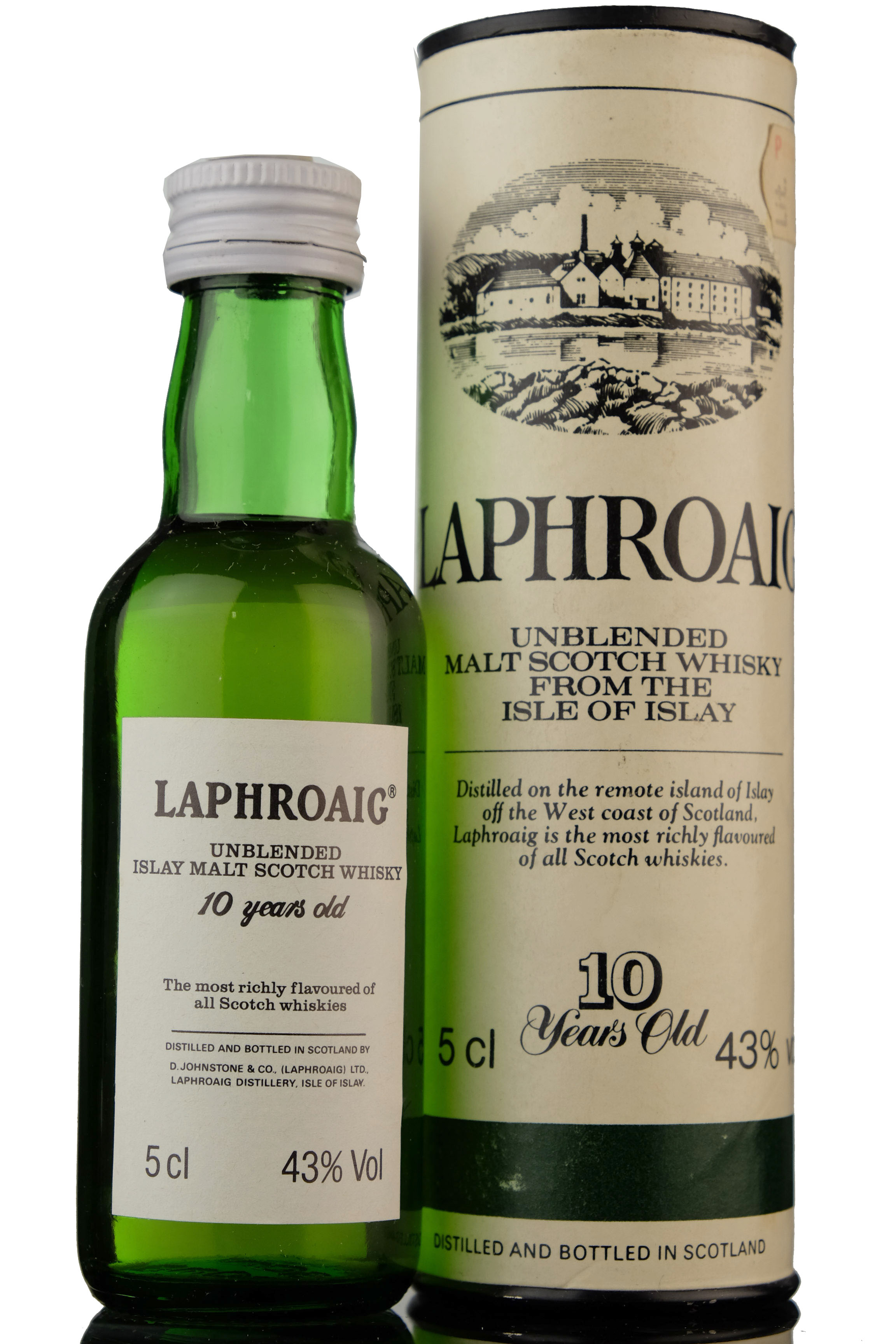 Laphroaig 10 Year Old Unblended Miniature