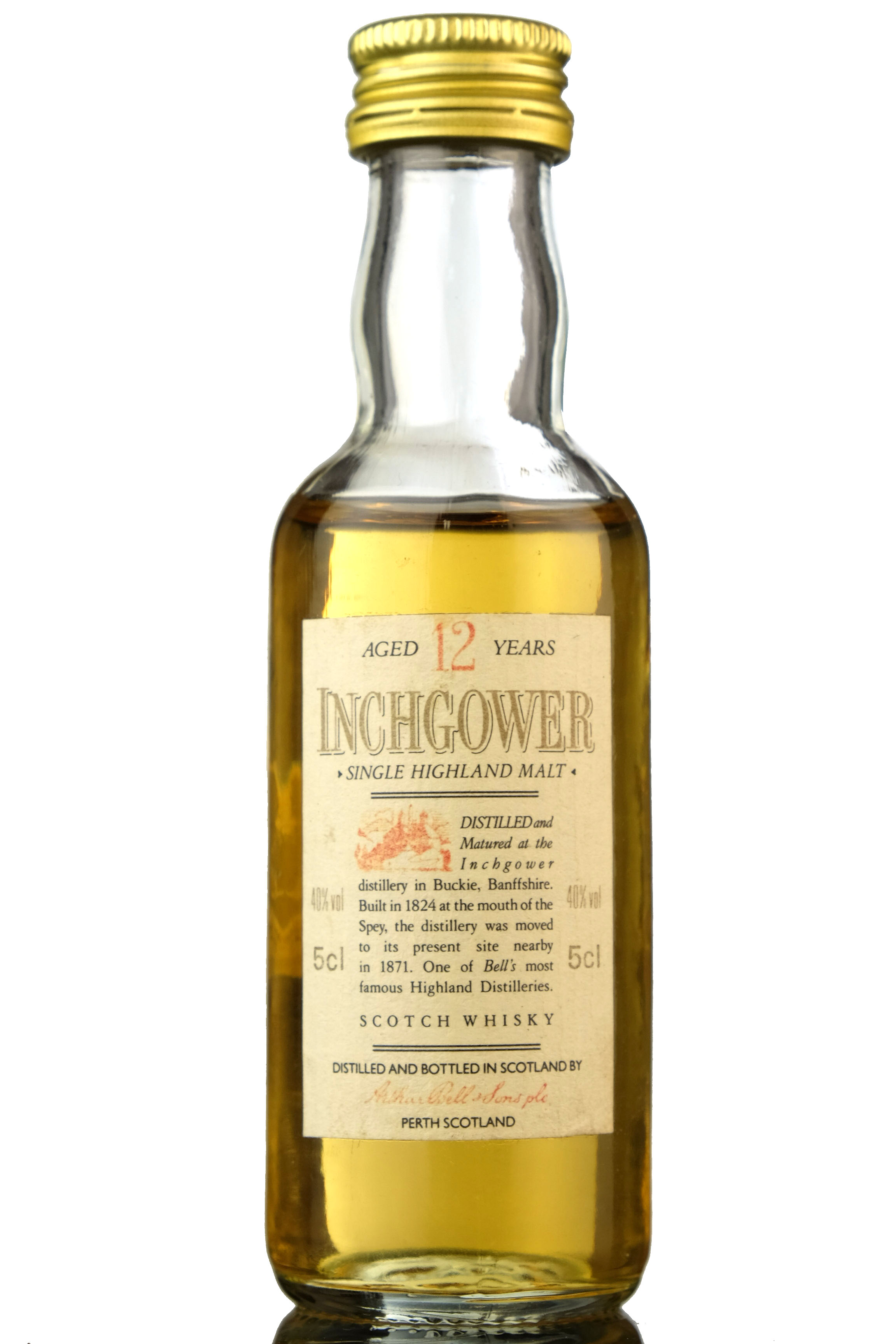 Inchgower 12 Year Old Miniature