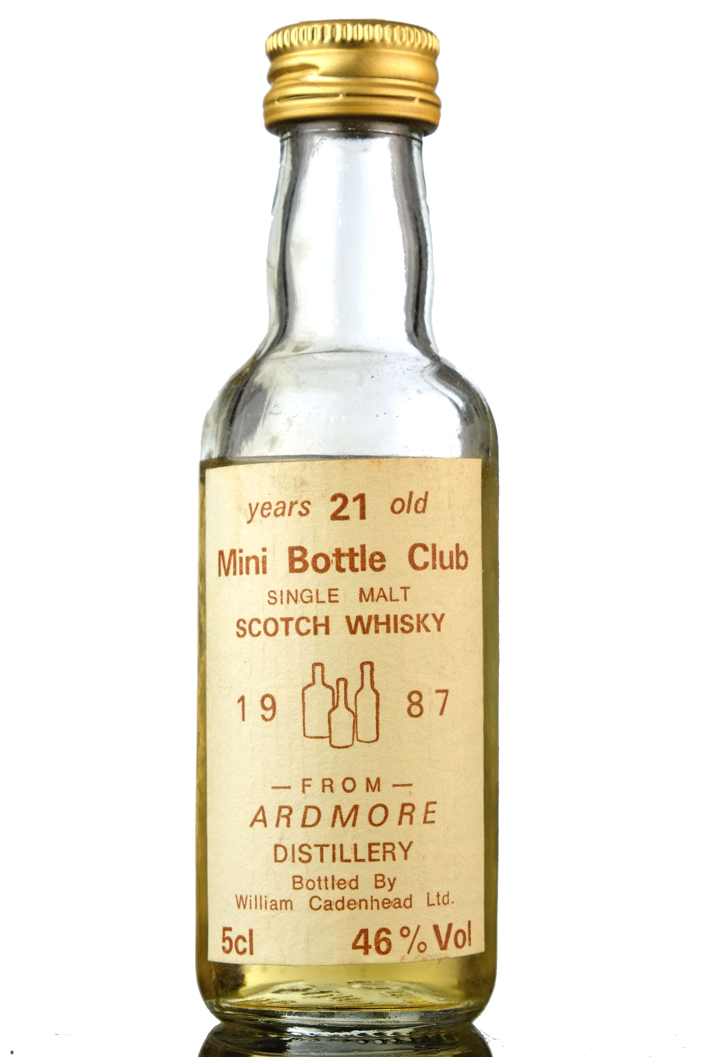 Ardmore 1987 - Mini Bottle Club - Cadenhead Miniature