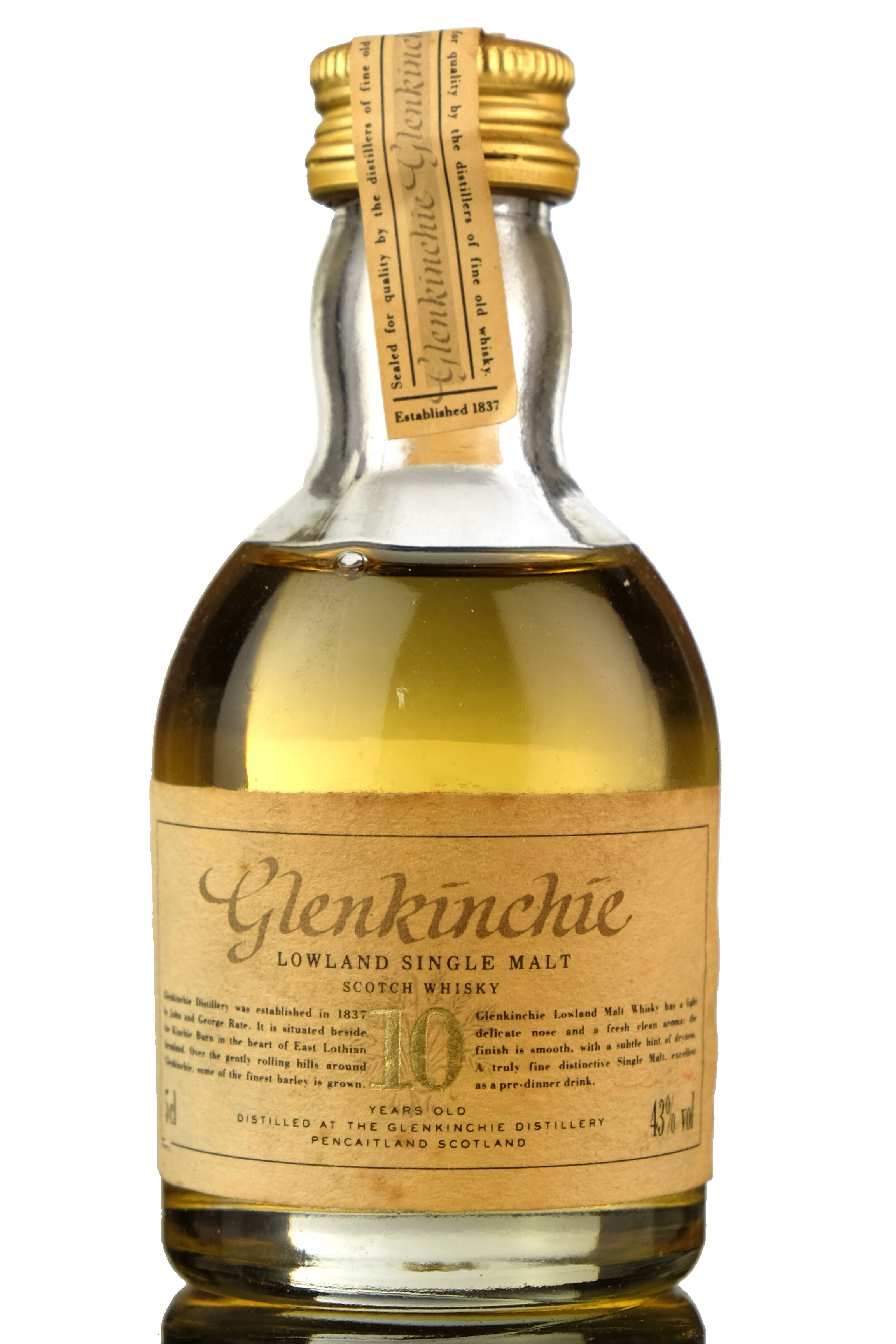 Glenkinchie 10 Year Old Miniature