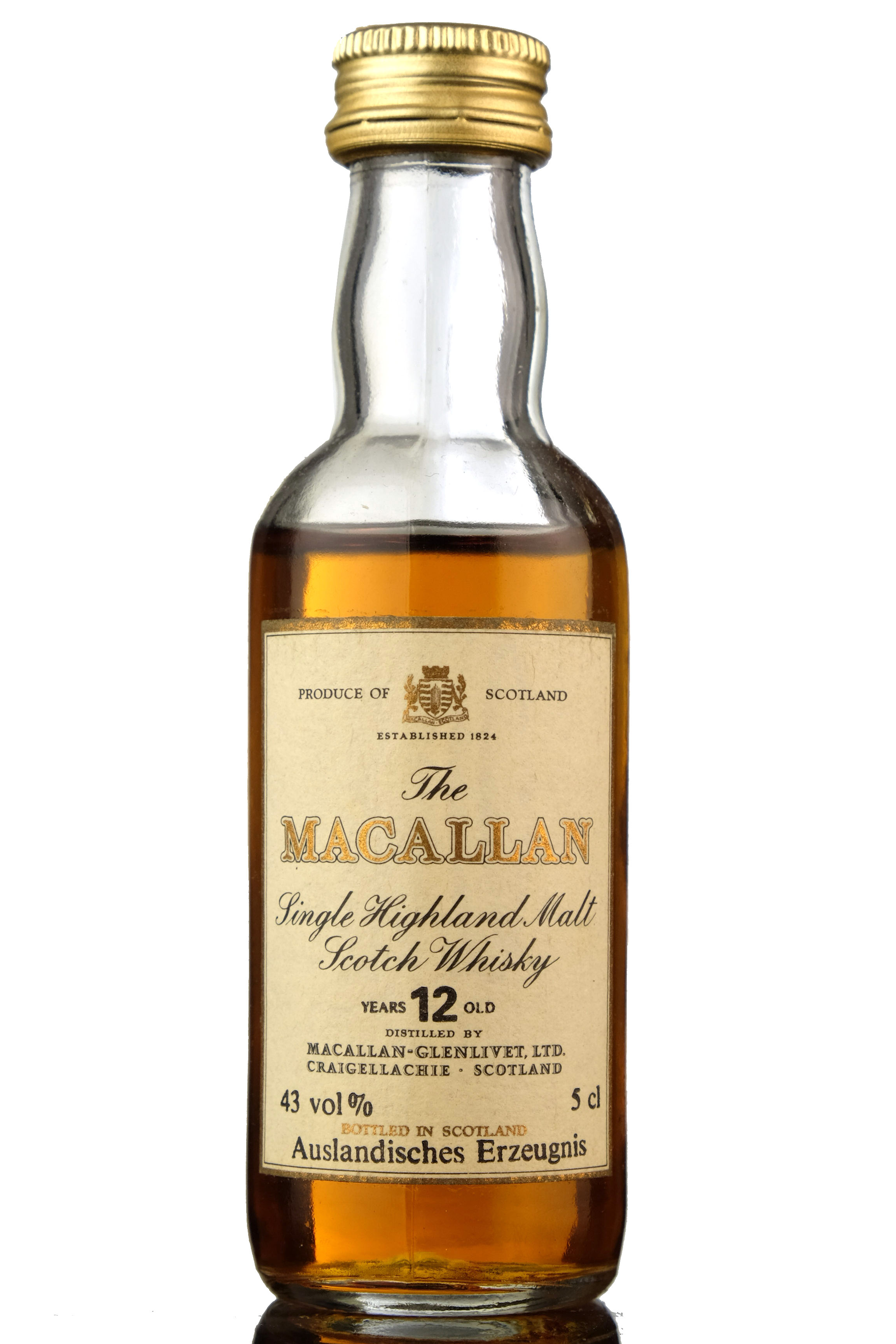Macallan 12 Year Old Miniature