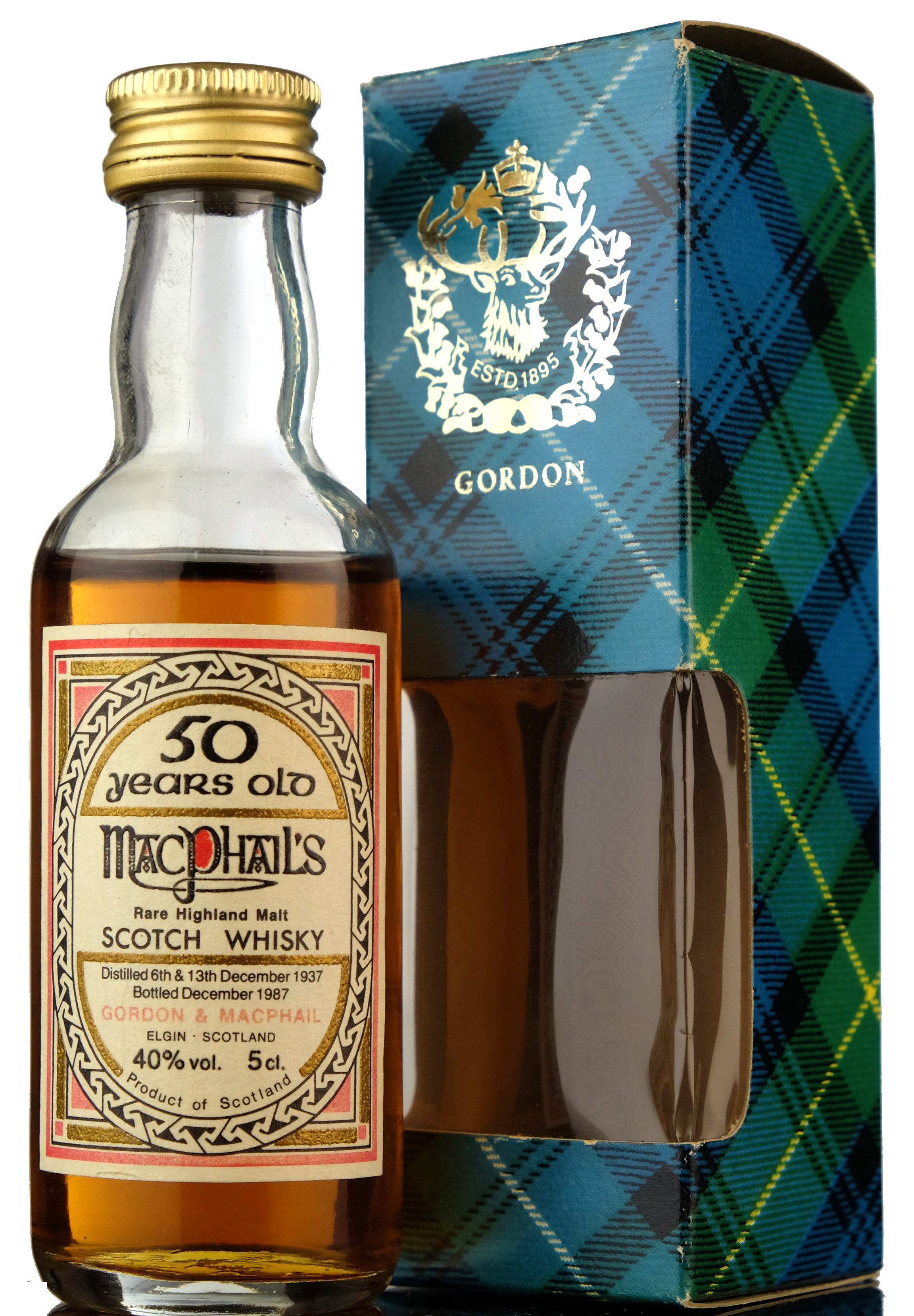 MacPhails 1937-1987 - 50 Year Old - Gordon & MacPhail Miniature