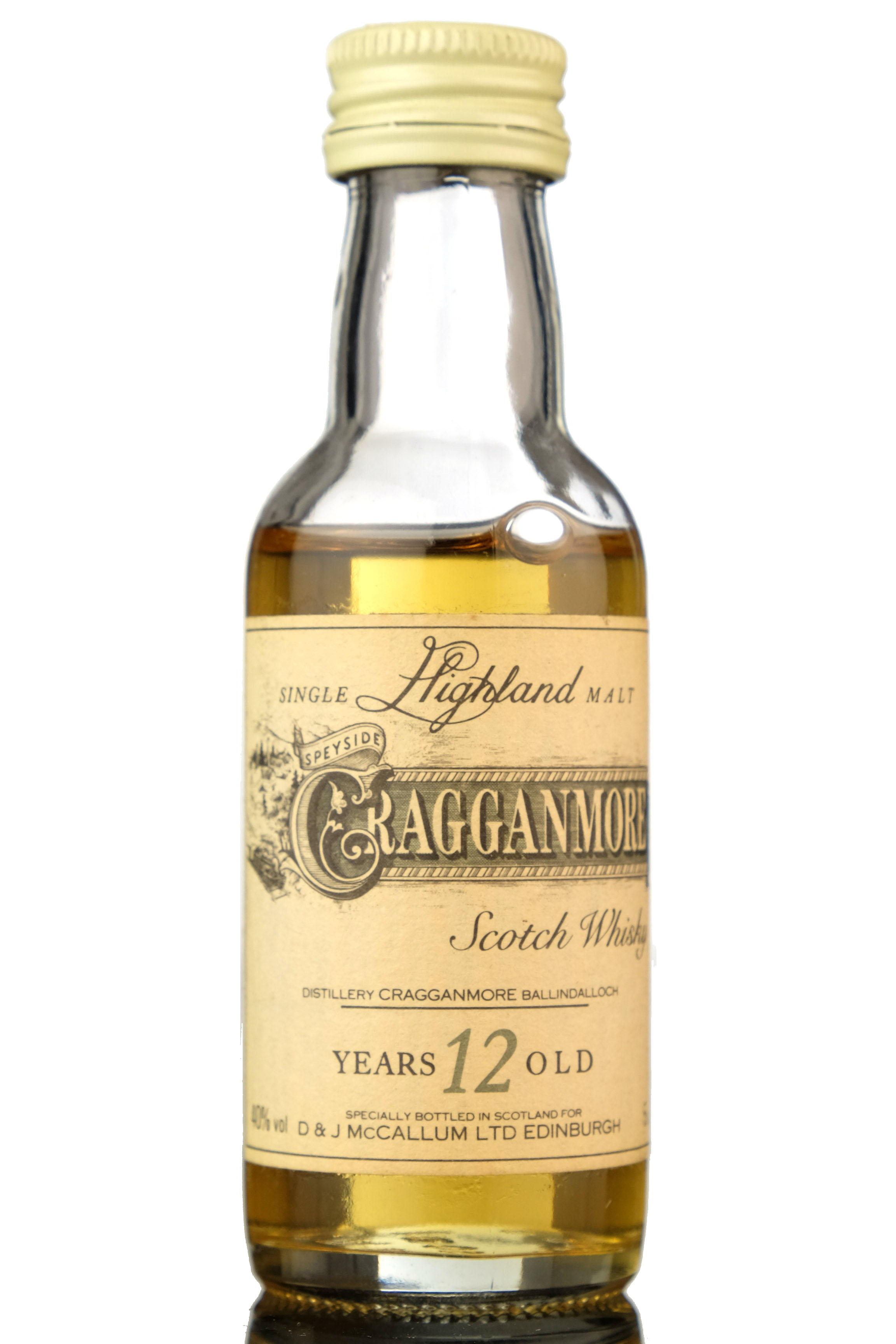 Cragganmore 12 Year Old Miniature