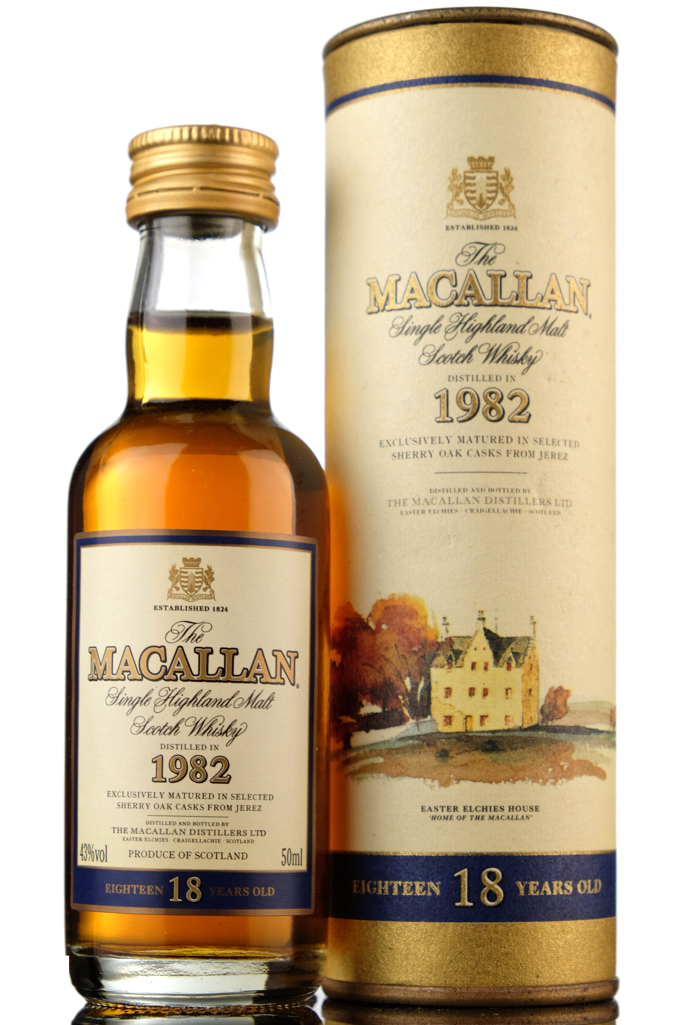 Macallan 1982 - 18 Year Old Miniature