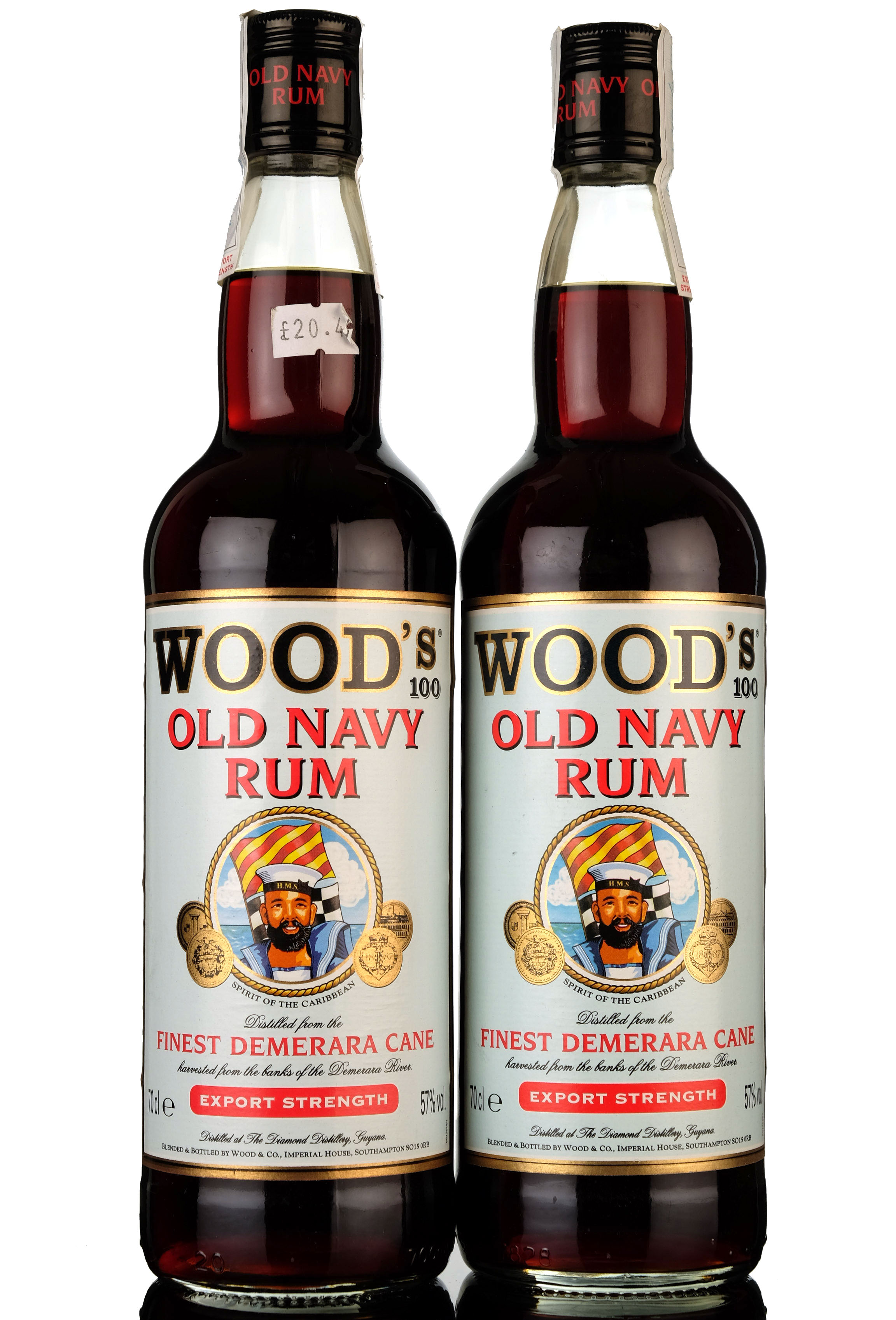 Woods Old Navy Rum  100 Proof  1 Litre