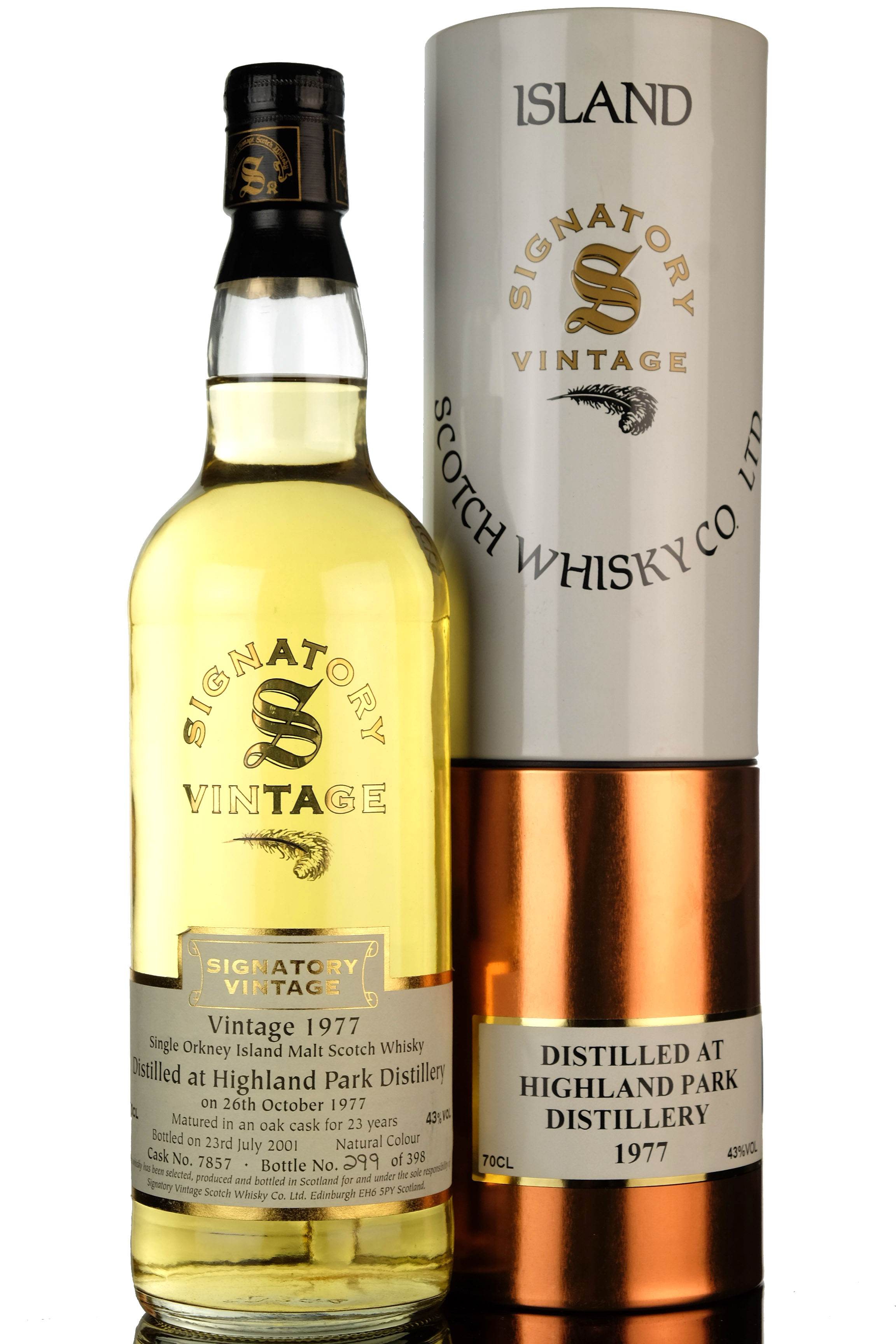 Highland Park 1977-2001 - 23 Year Old - Signatory Vintage
