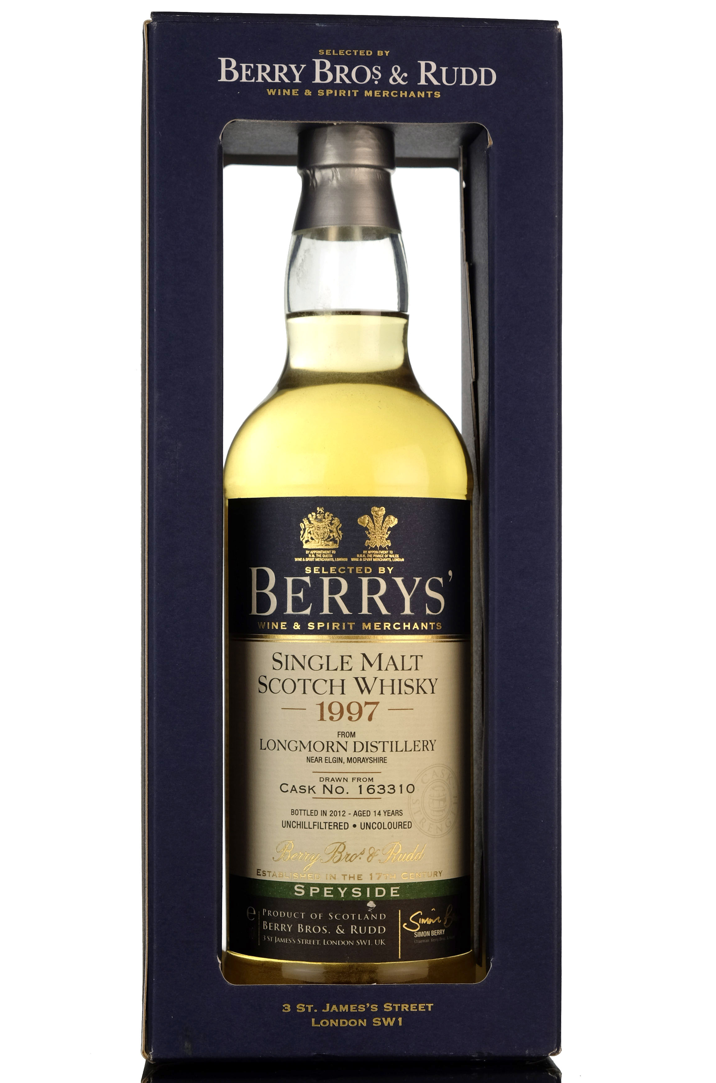 Longmorn 1997 - 2012 14 Berry Bros Rudd