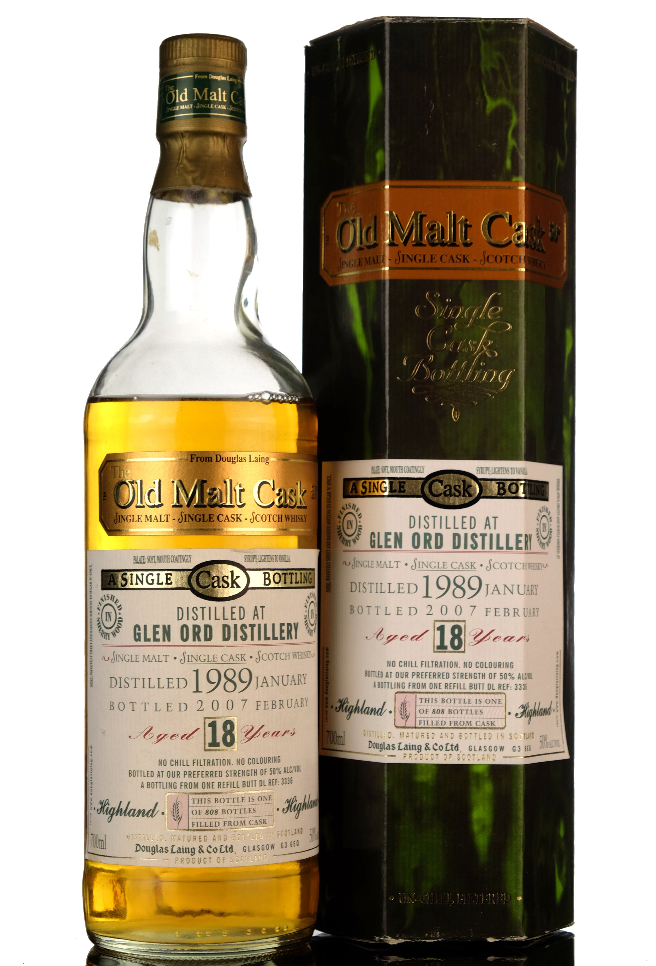 Glen Ord 19892007 18 Year Old Douglas Laing Old Malt Cask