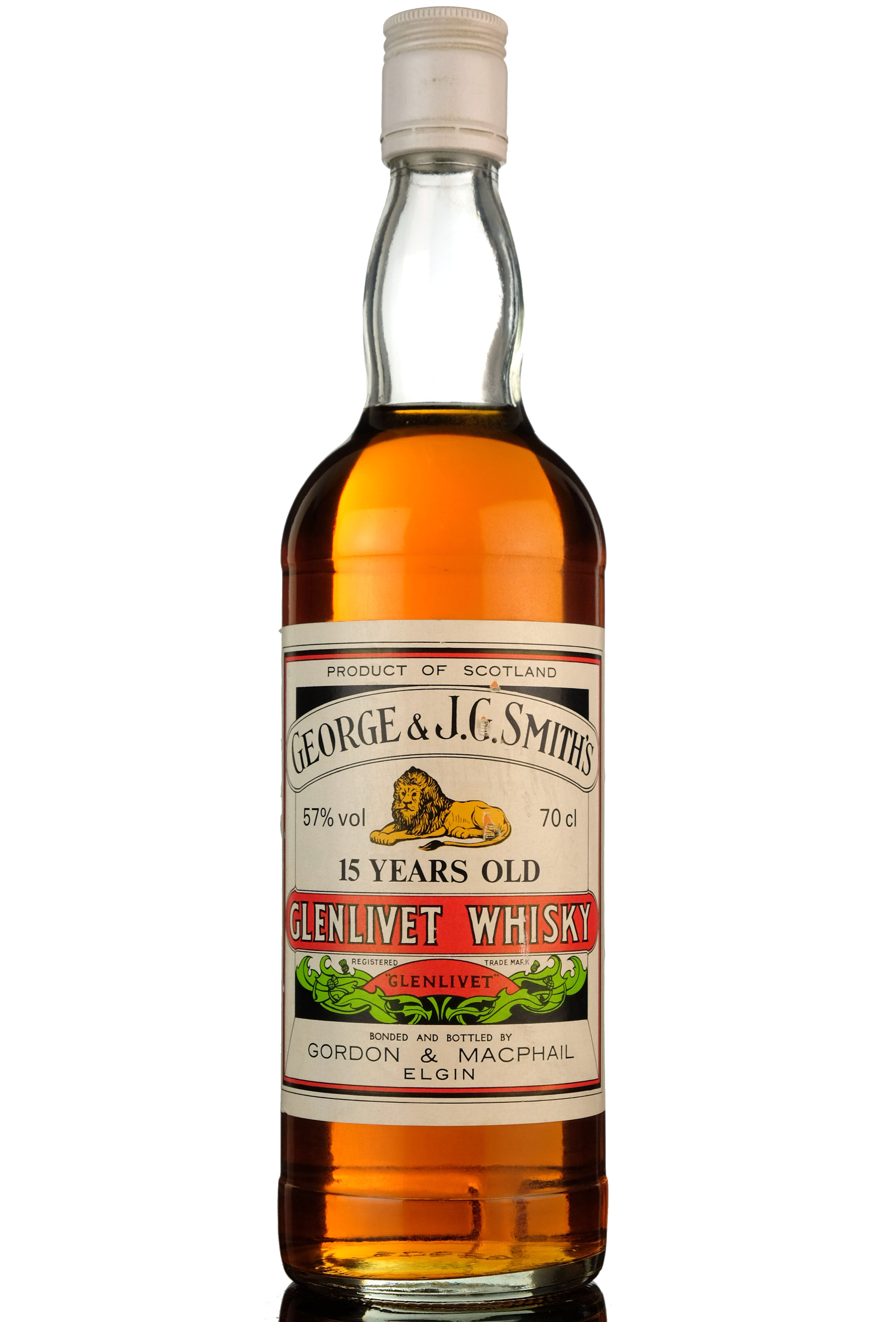 Glenlivet 15 Gordon Macphail 100 Proof 1990s