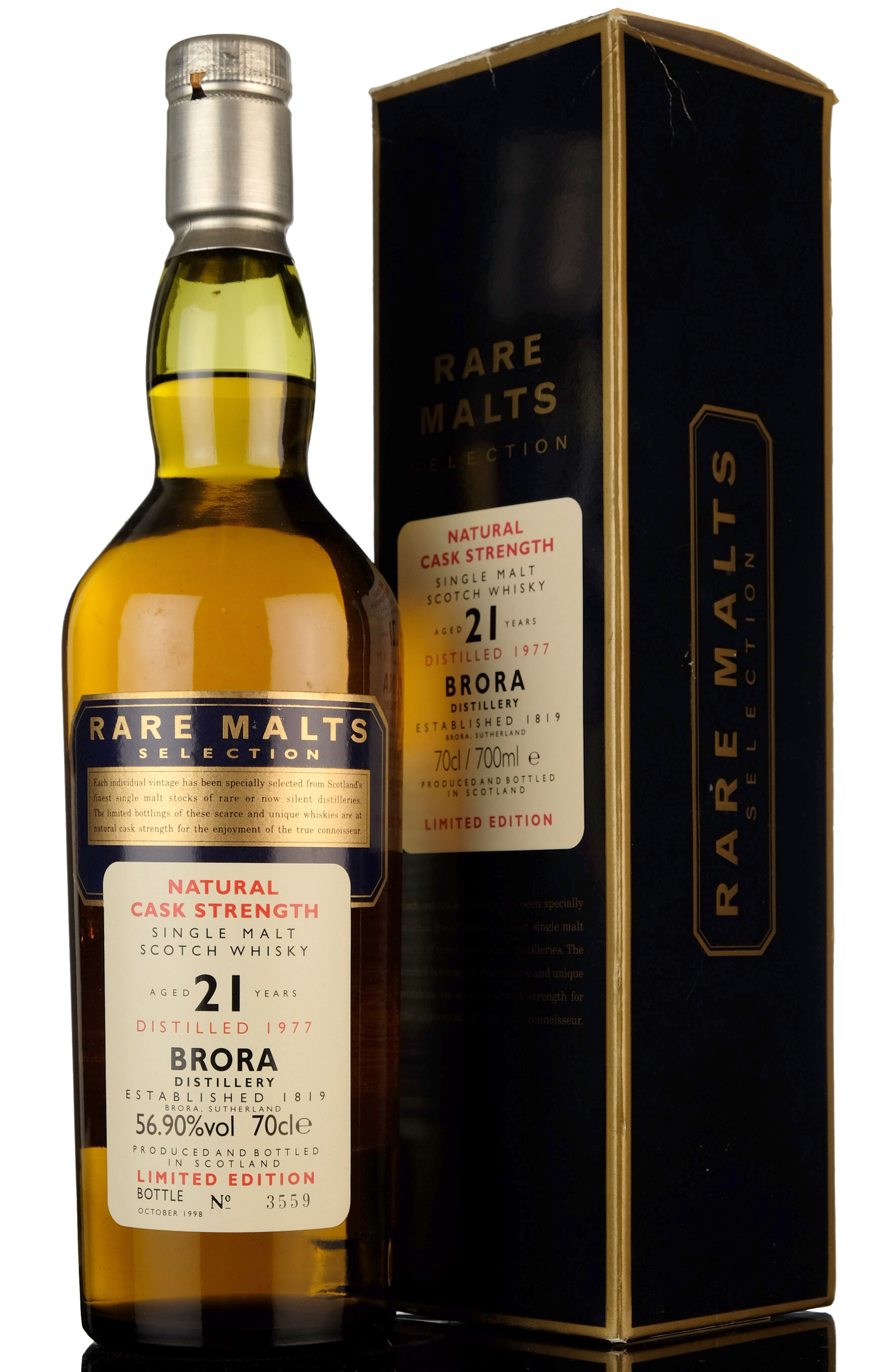 Brora 1977-1998 - 21 Year Old - Rare Malts 56.90%