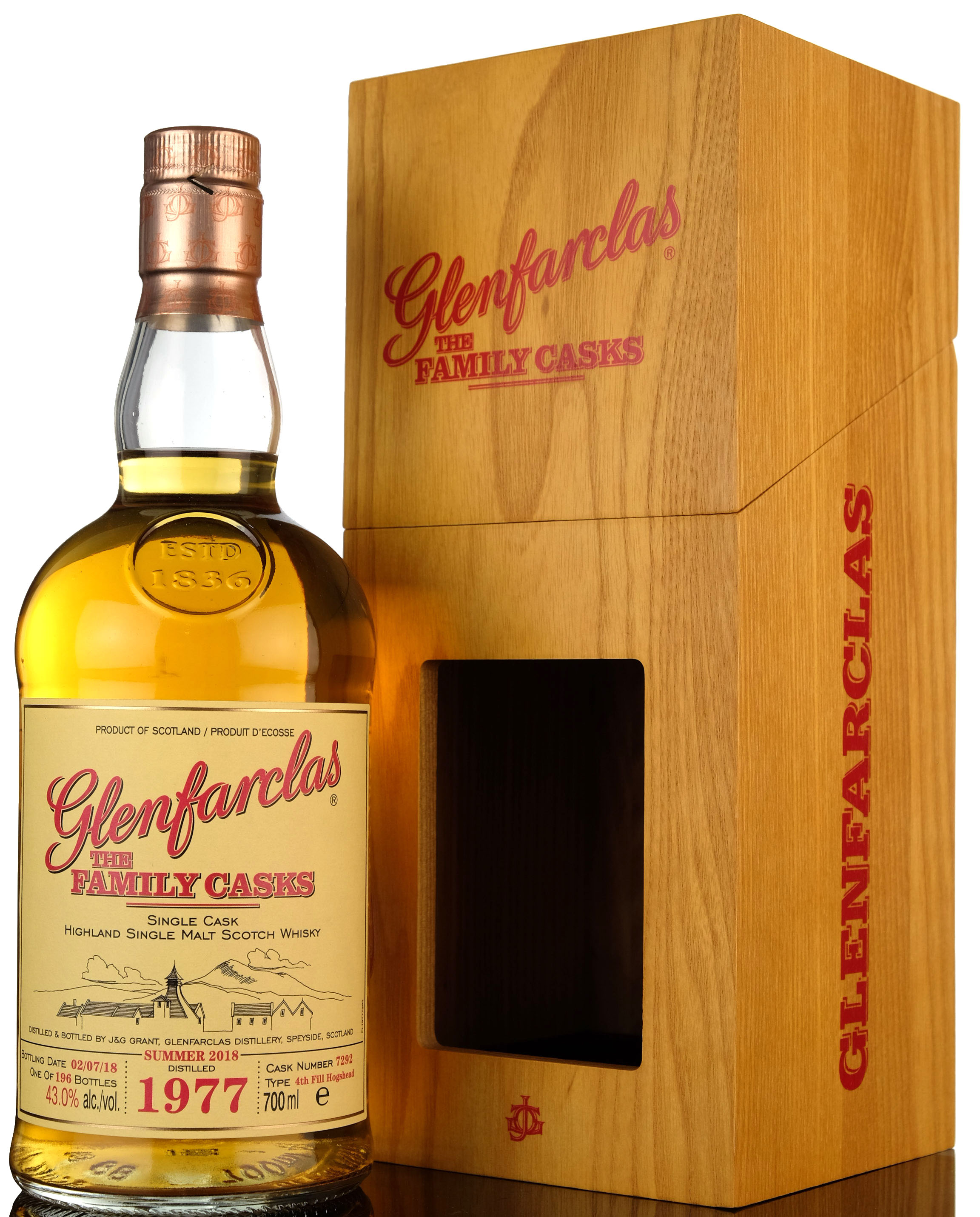 Glenfarclas 1977-2018 - The Family Casks 7292