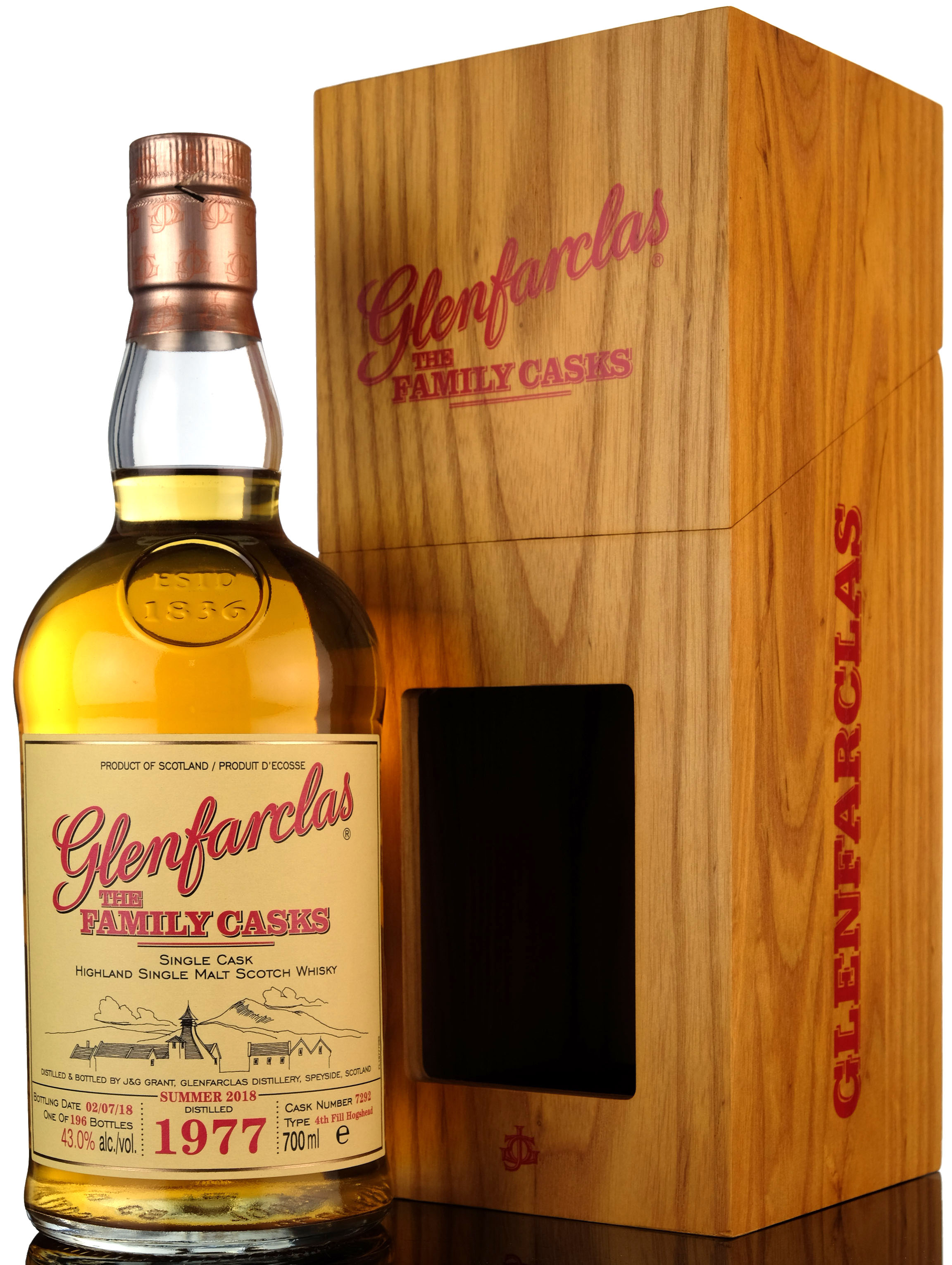 Glenfarclas 1977-2018 - The Family Casks 7292