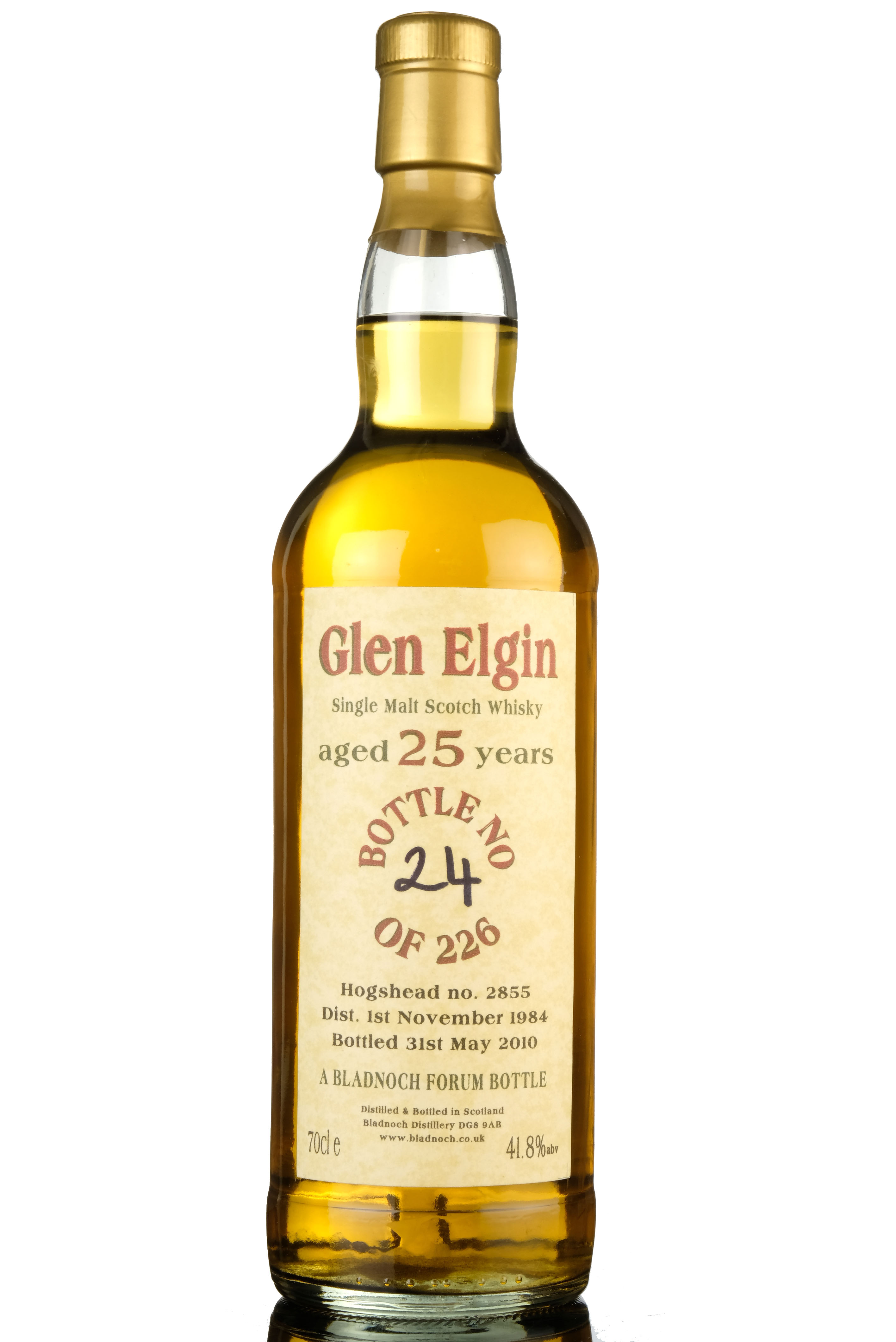 Glen Elgin 19842010  25 Year Old  Bladnoch Forum