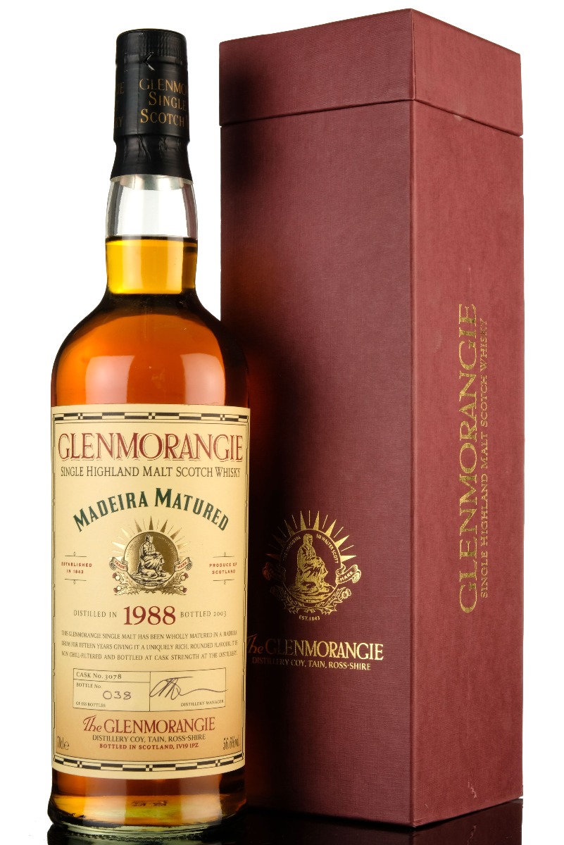 Glenmorangie 1988 - 2003 Madeira Matured Cask 3078