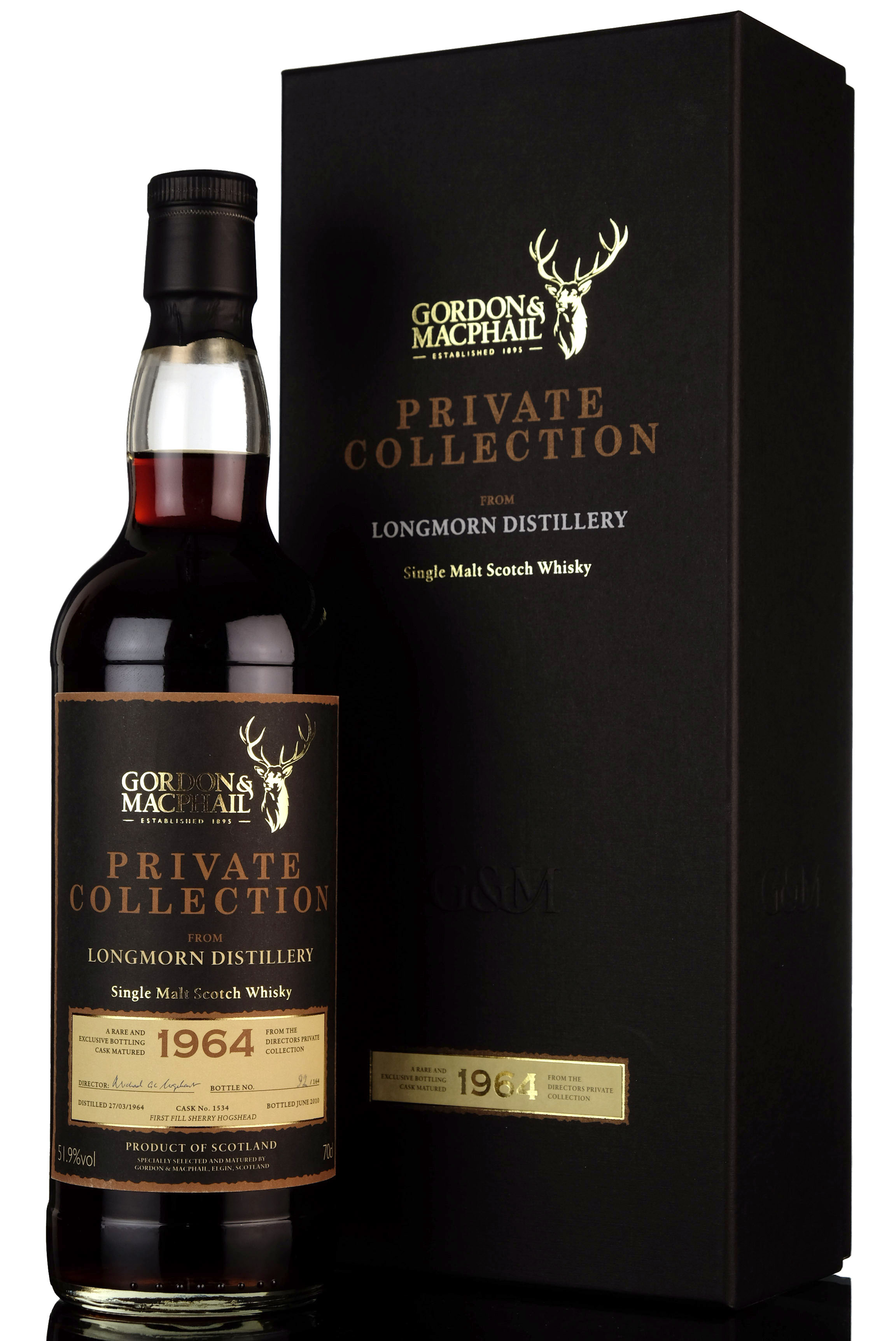 Longmorn 1964-2010 - Private Collection - Single Cask 1534