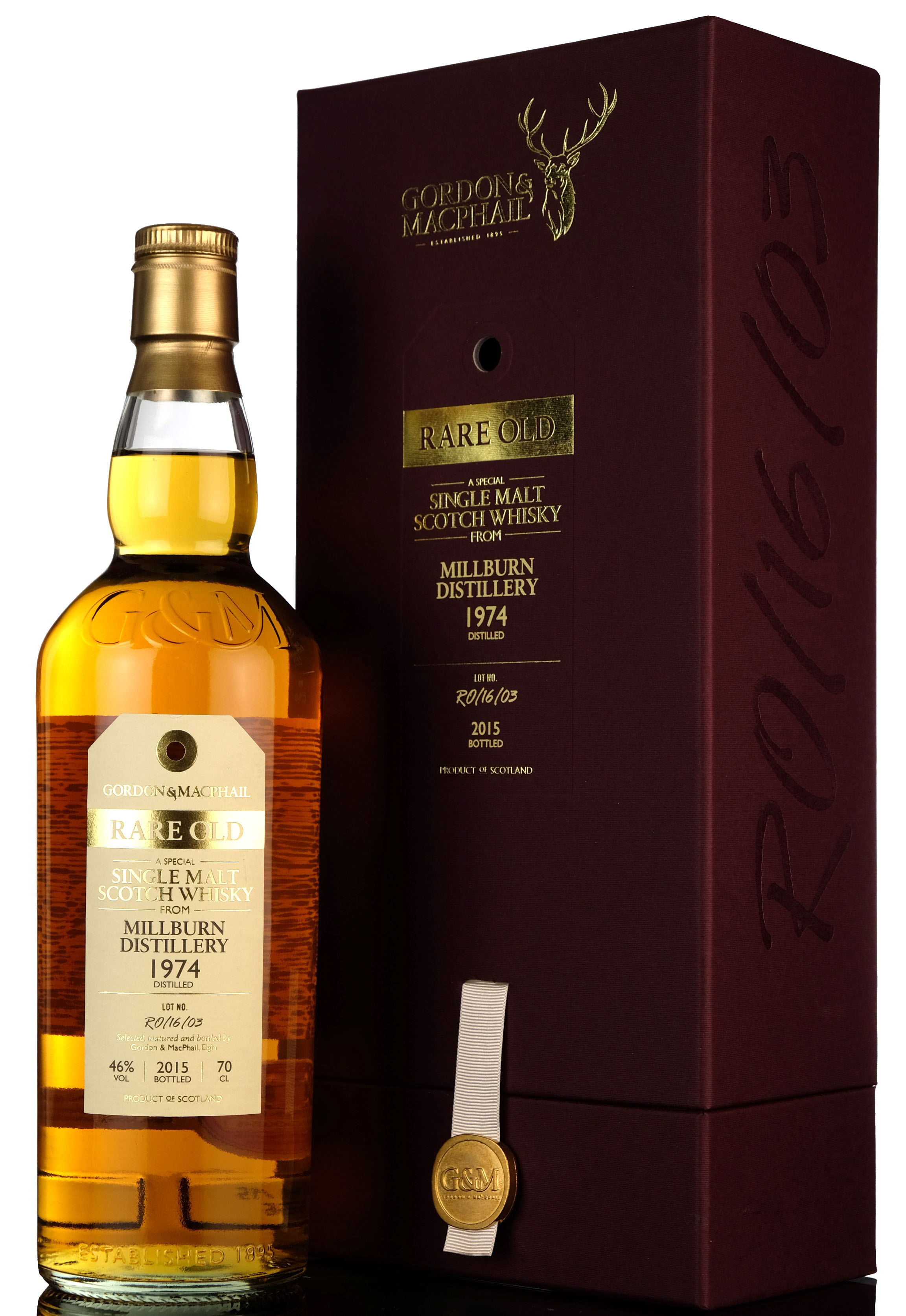 Millburn 19742015 Rare Old Gordon MacPhail RO1603