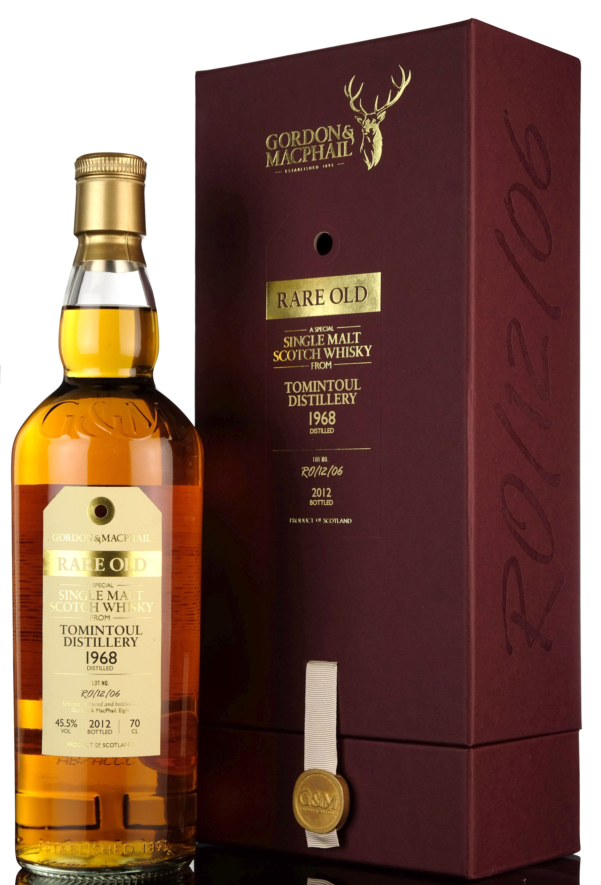 Tomintoul 1968 - 2012 Rare Old Gordon Macphail Ro1206