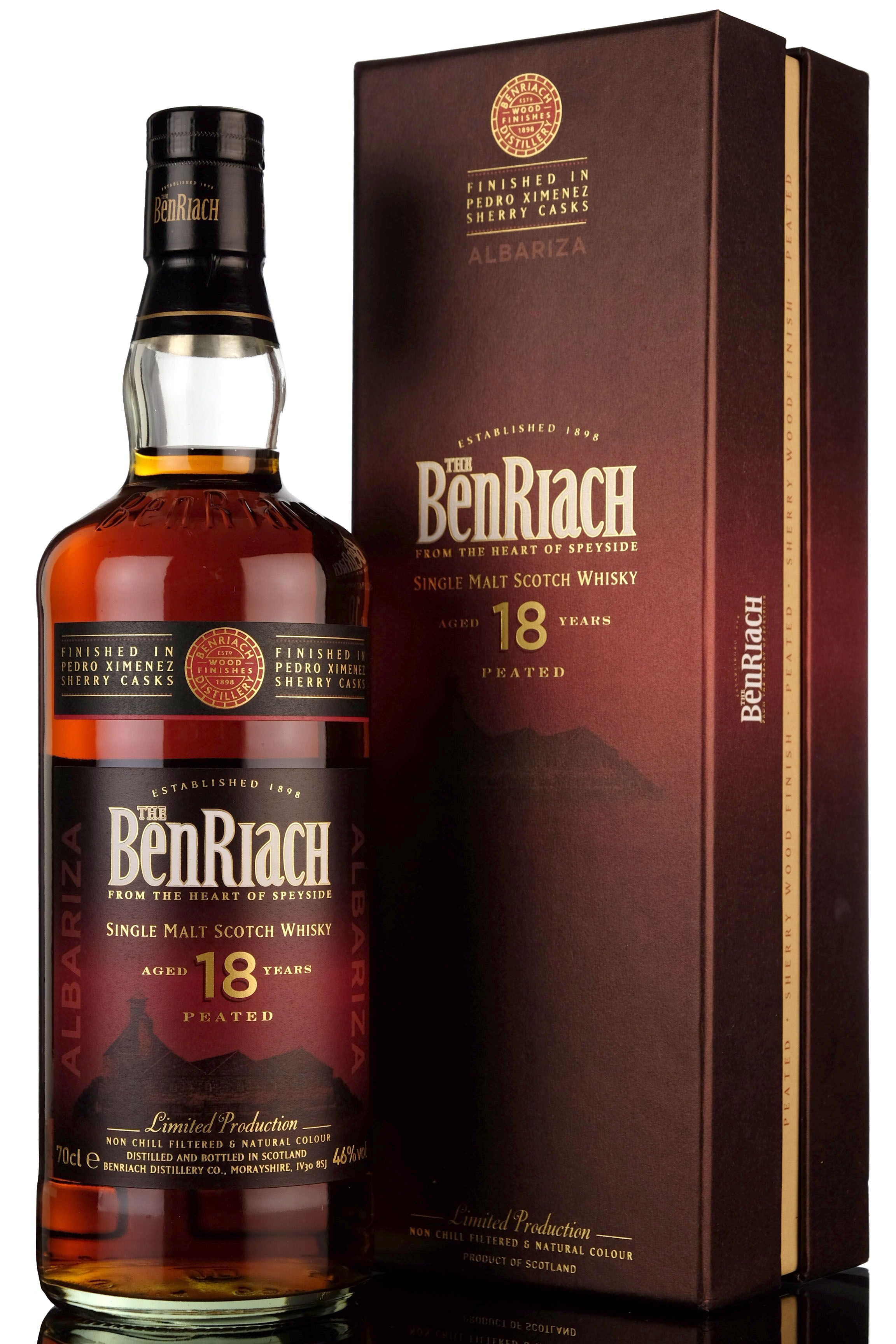 Benriach 18 Year Old  Albariza Peated Px Sherry