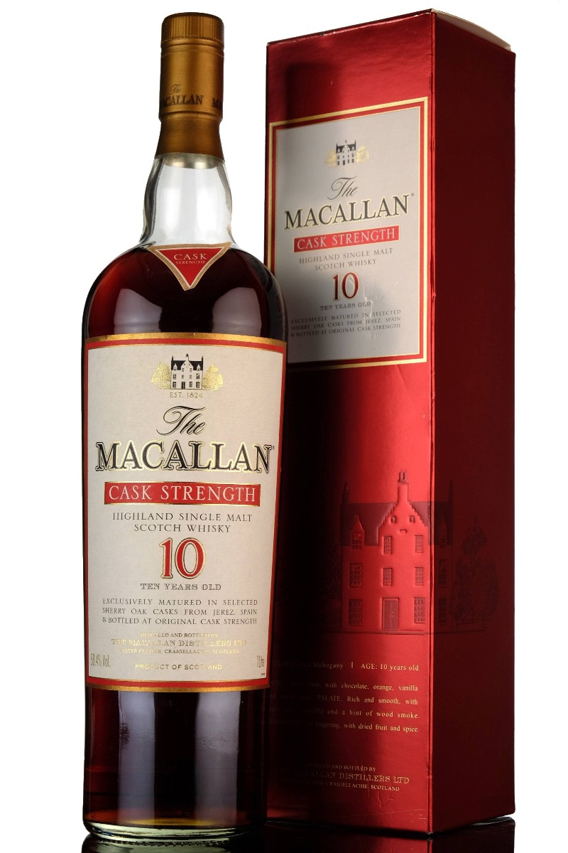 Macallan 10 Year Old  Cask Strength  1 Litre
