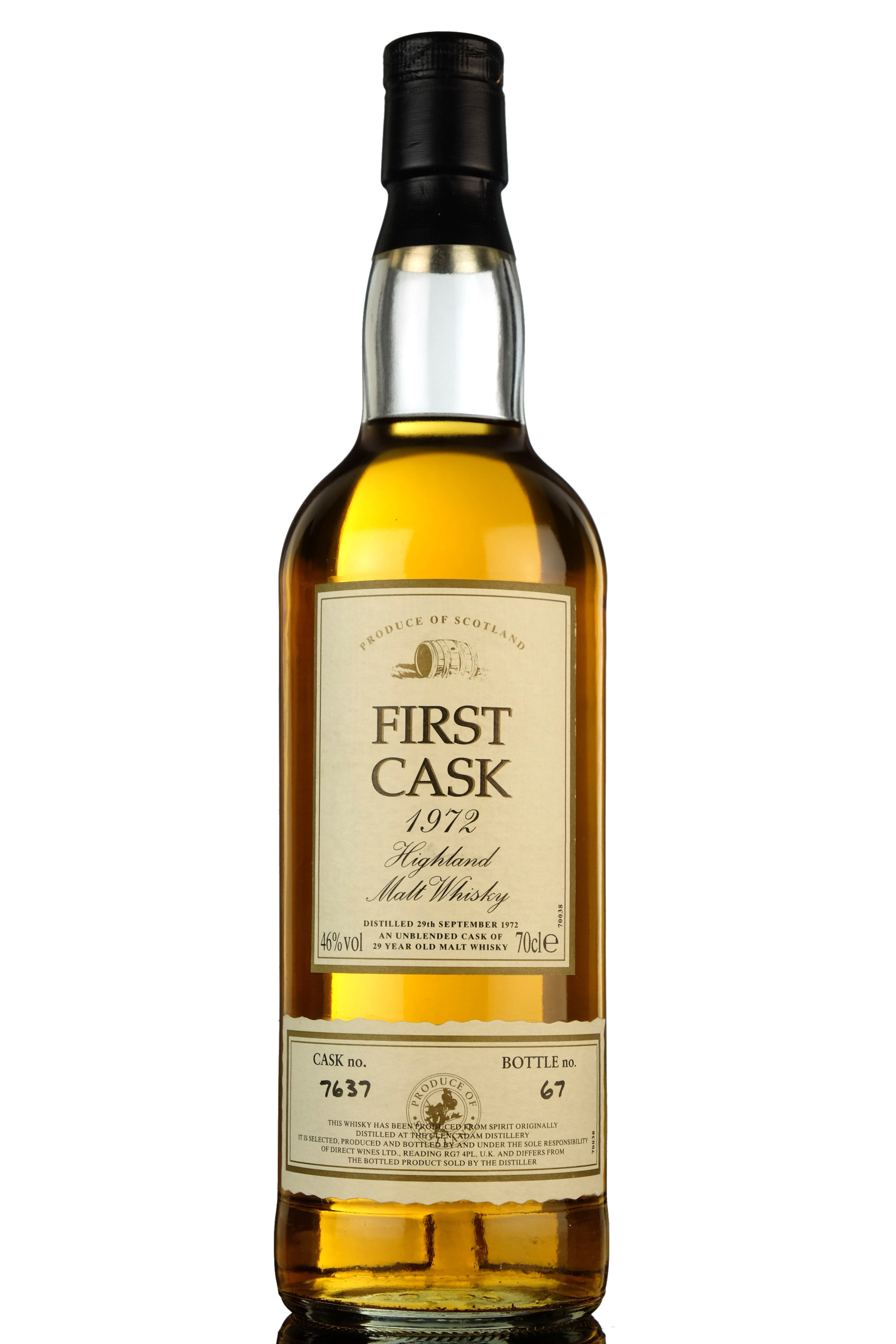Glencadam 1972 29 First Cask