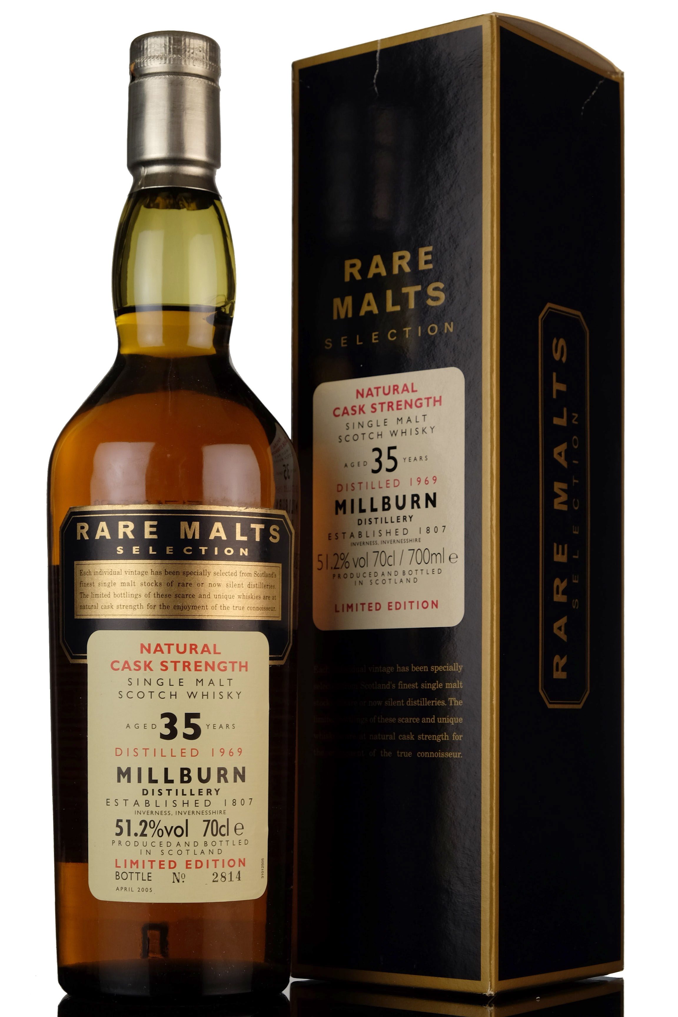 Millburn 1969-2005 - 35 Year Old - Rare Malts 51.2%