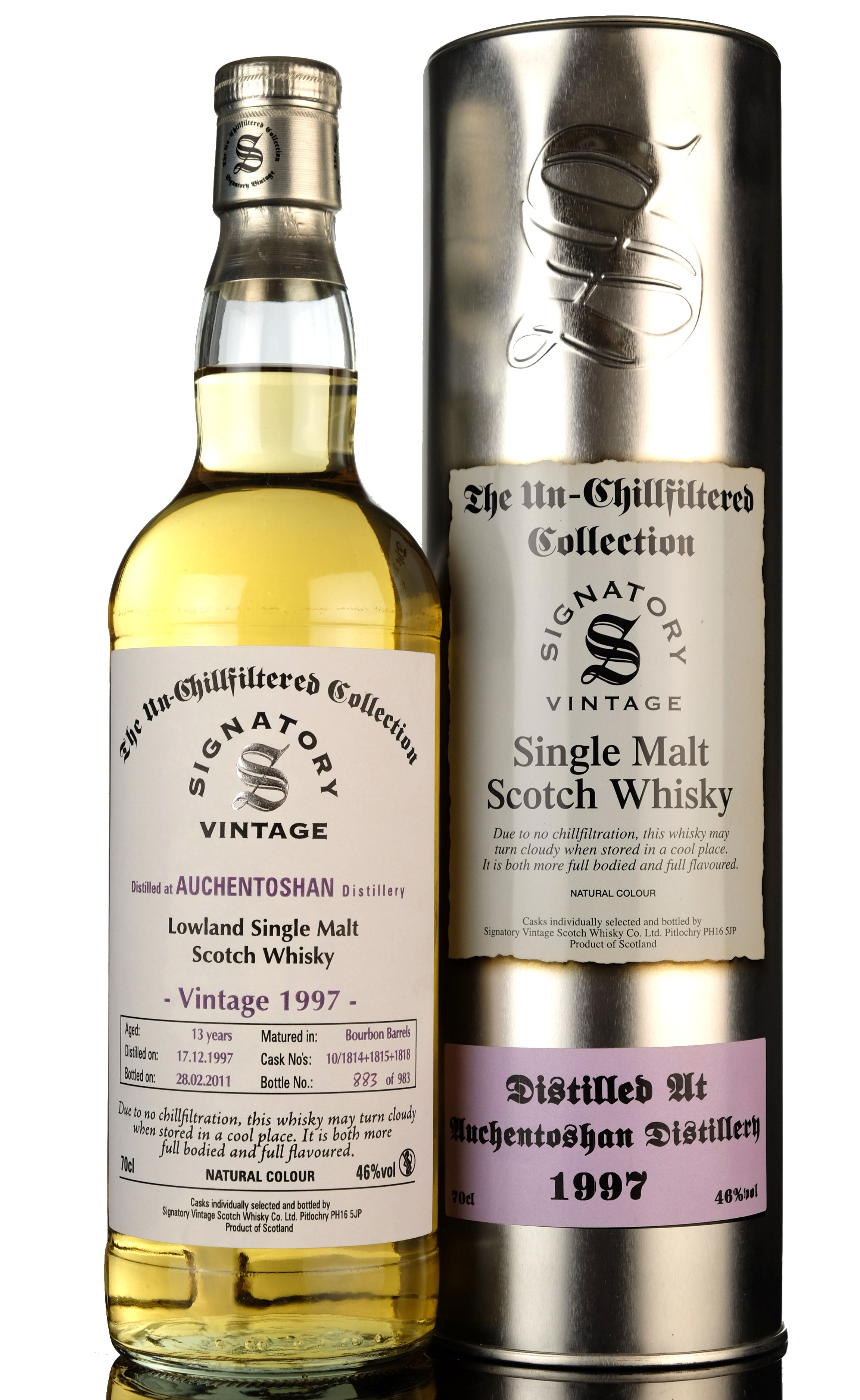 Auchentoshan 1997 - 2011 13 Signatory Vintage